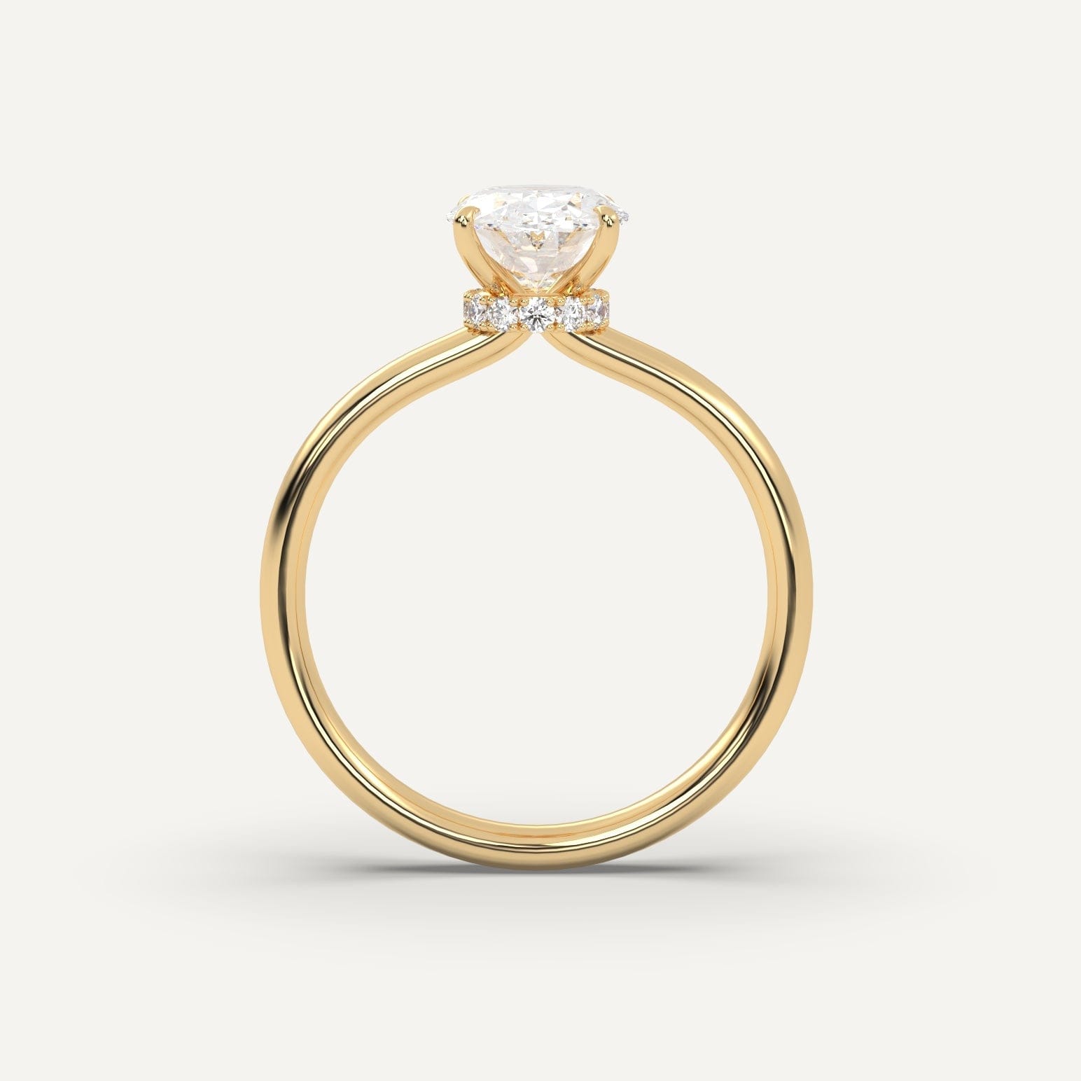 2 Carat Oval Cut Diamond Ring for Women - 14K White Gold Engagement Wedding Band - Perfect for Proposals, Anniversaries & Special Occasions