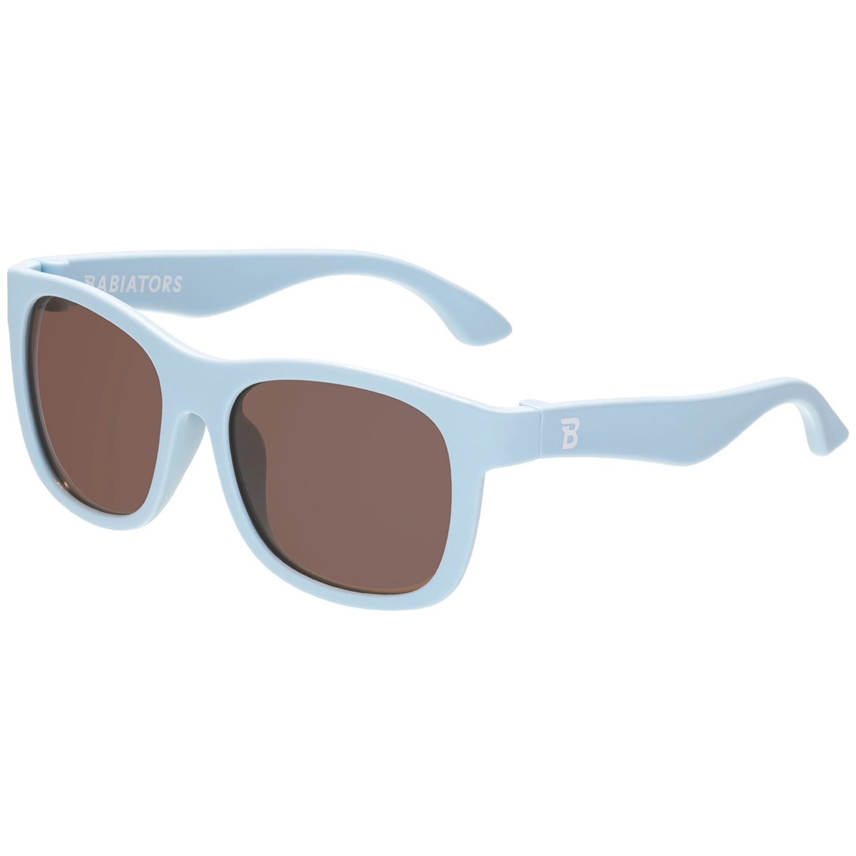 Baby Blue with Amber Lens Navigator Sunglasses for Kids – UV400 Protection, Stylish & Durable – Perfect for Beach, Outdoor Play & Summer Activities