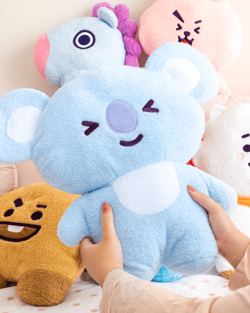 BT21 KOYA Large Plush Stuffed Animal Toy - Cute & Soft Plushie for BT21 Fans, Perfect for Gifts, Bedroom Decor, and Cuddling