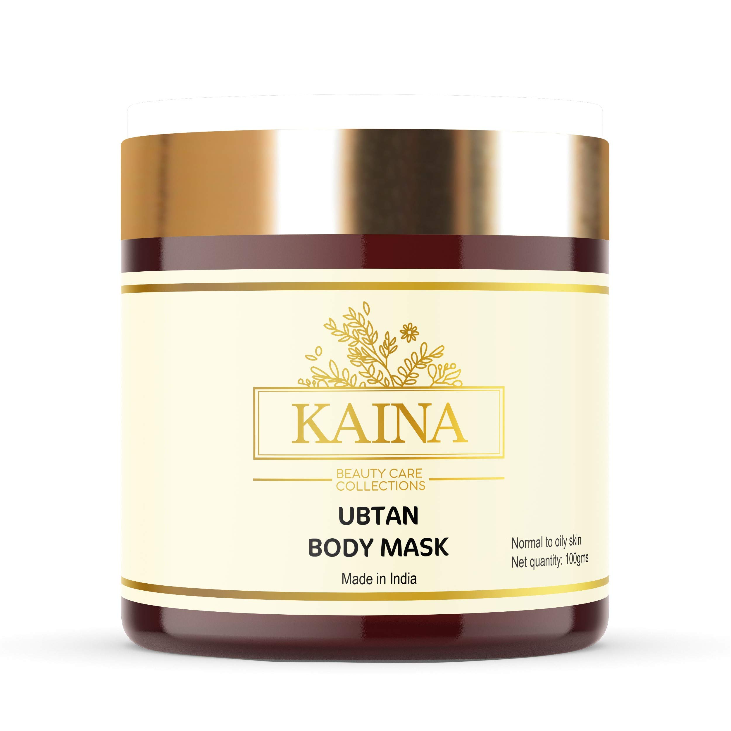 Kaina Skincare Ubtan Combo Set - 2 Pack Body Mask & Body Scrub (100g Each) for Deep Cleansing & Skin Brightening | Natural Exfoliation & Glowing Skin | Perfect for Spa Day & Self-Care Routine