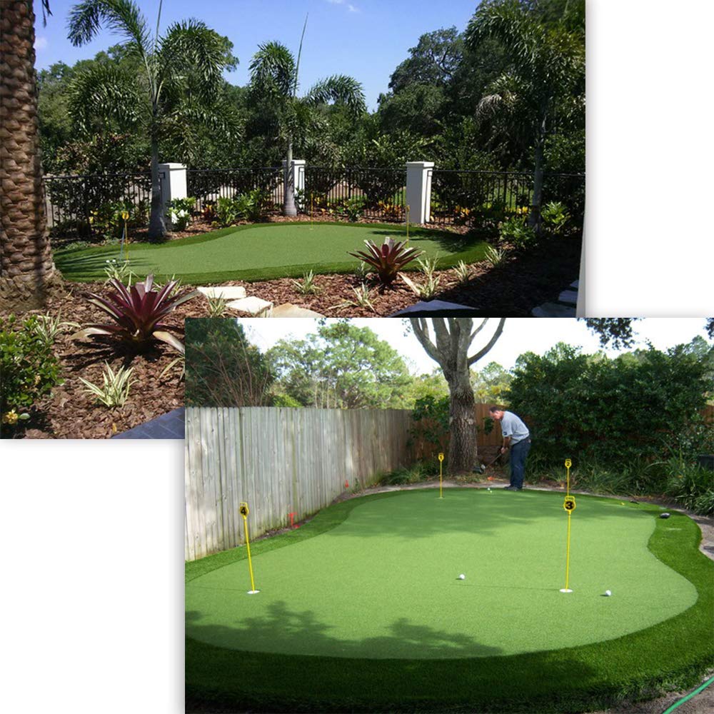 Premium 5FT x 8FT Golf Putting Green Mat - Professional Artificial Grass Turf for Indoor/Outdoor Practice | Perfect for Backyard Training, Office Putting & Home Golf Games