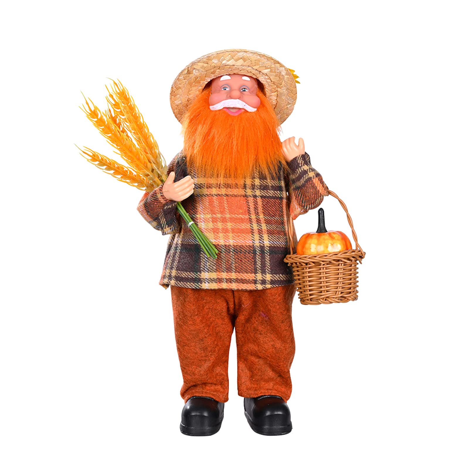 Festival Season Decoration Doll Basket - Thanksgiving Old Man Doll Ornaments for Home & Party Decor | Holiday Table Centerpiece, Christmas Gift, Seasonal Display