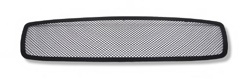 APS Compatible with Dodge Charger 2005-2010 Upper Main Black Stainless Steel Mesh Front Grille Insert Replacement Part D75320H - Perfect for Car Upgrades & Customization