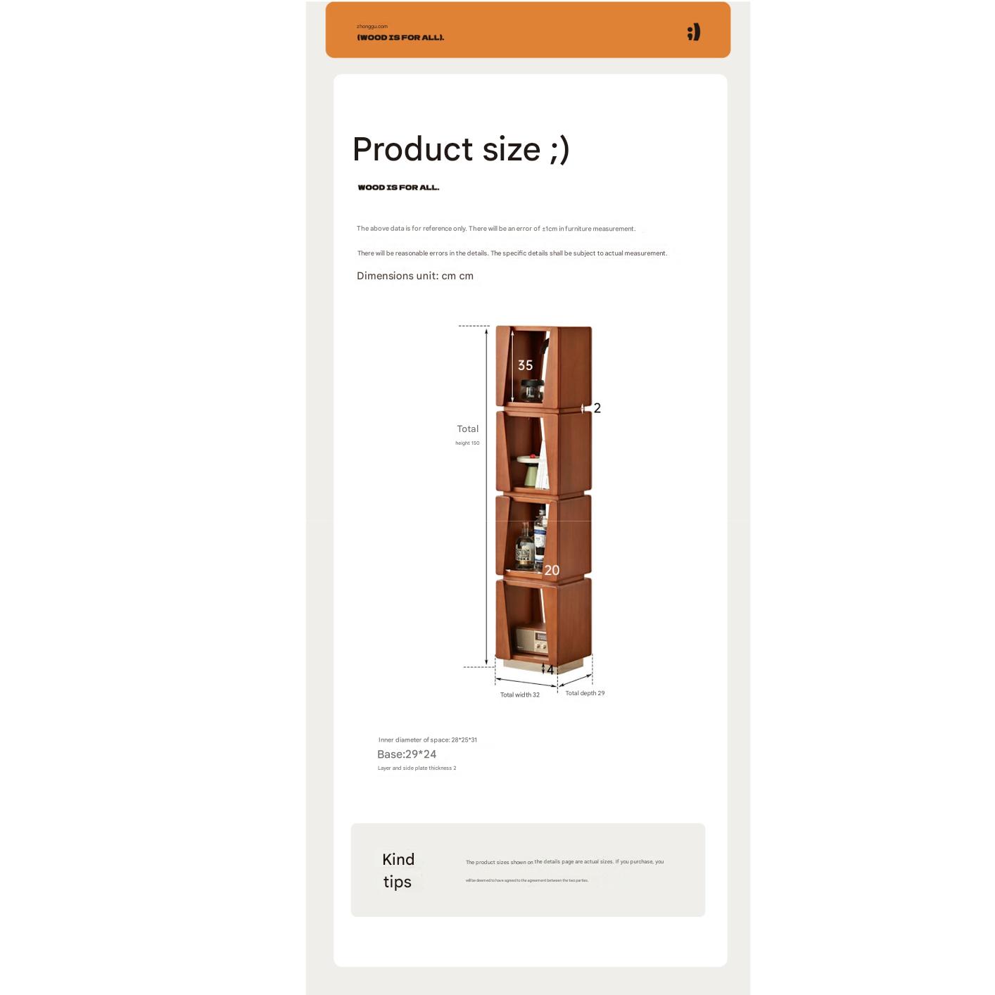 Modern Poplar Solid Wood Bauhaus Bookshelf - Minimalist Home Office & Living Room Storage Shelf for Books & Decor