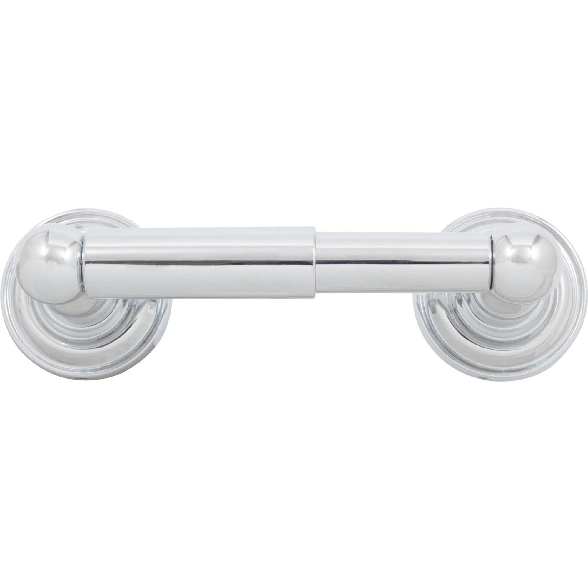 Stone Harbor Hardware Charlotte Paper Holder in Polished Chrome - Stylish Bathroom or Office Tissue Dispenser for Modern Spaces