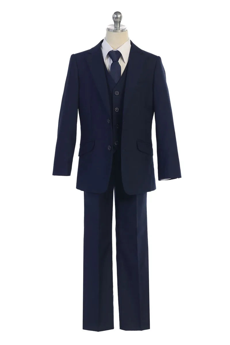 Classic Suit (BJ4005 Husky) - Premium Men's Business Formal Wear for Office, Wedding & Special Occasions