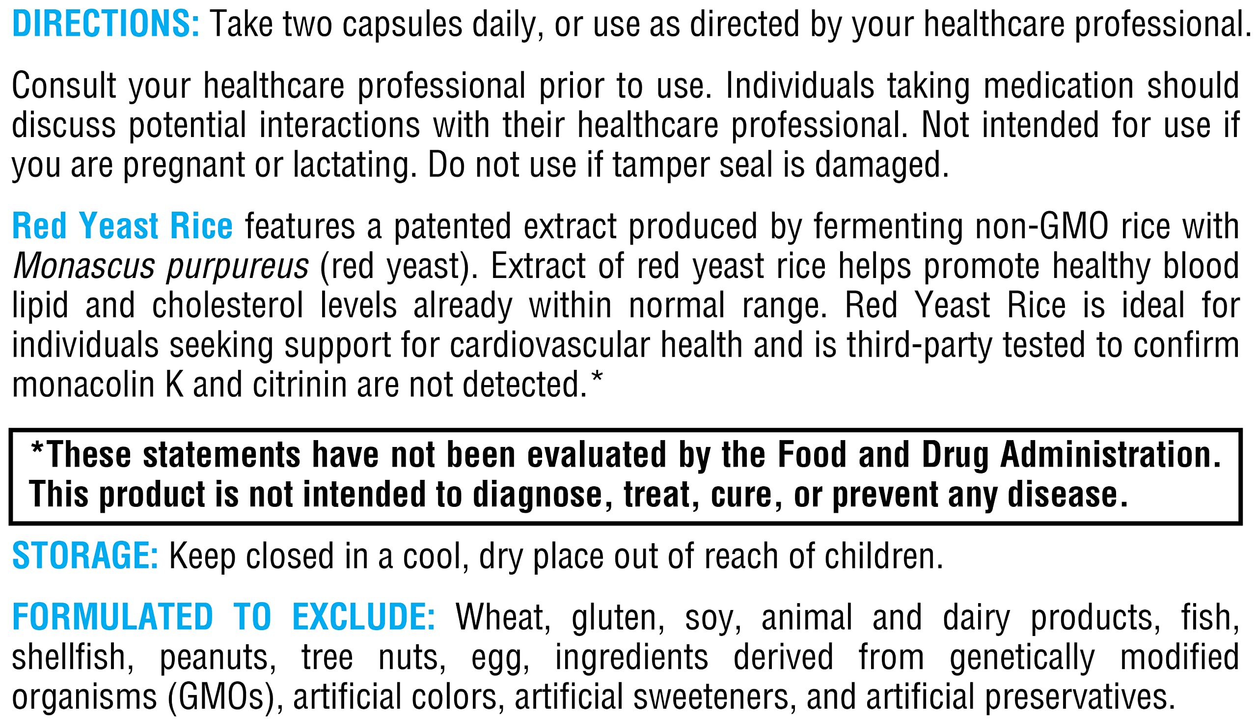 XYMOGEN Red Yeast Rice Supplement - Non-GMO, Citrinin-Free 60 Capsules for Heart Health & Cholesterol Support - Maintain Healthy Blood Lipid Levels - Perfect for Daily Cardiovascular Wellness Routine