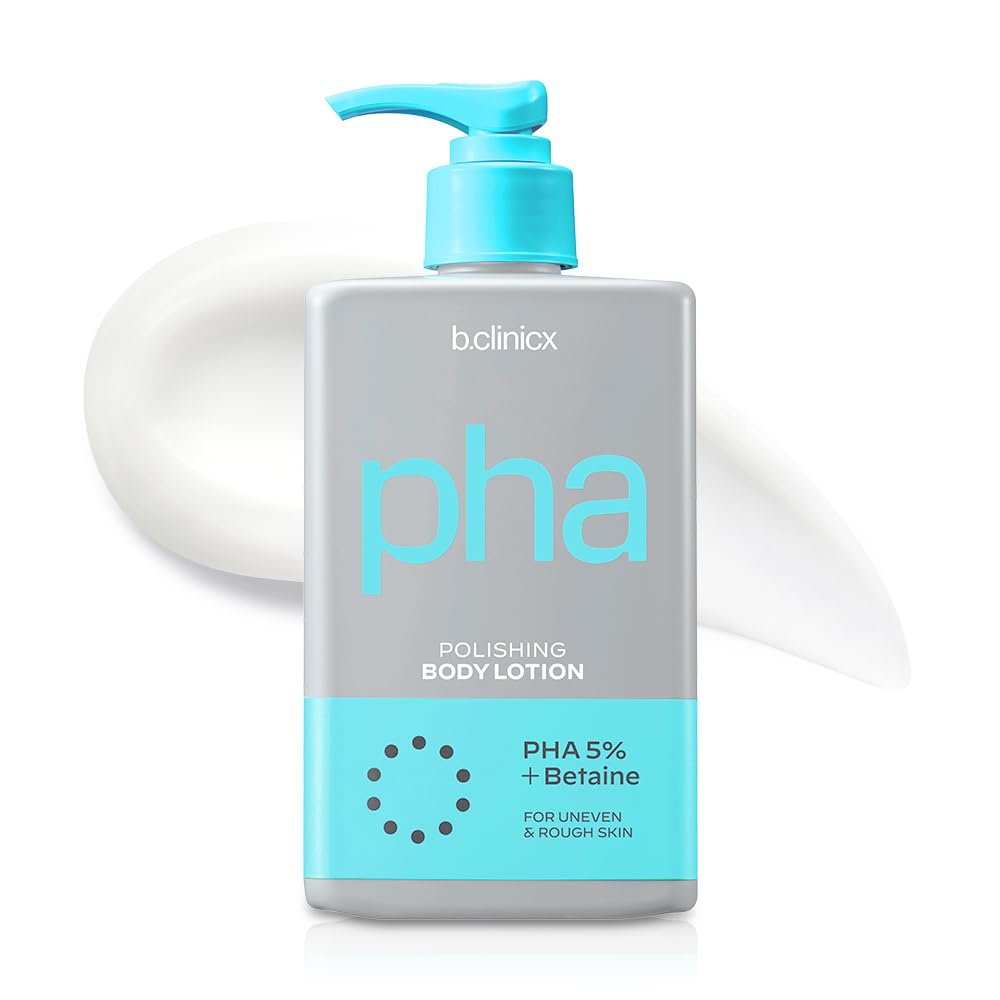Exfoliating Body Lotion with PHA 5% - Korean Skincare for Bumpy Skin & Moisturizing - Home & Spa Use