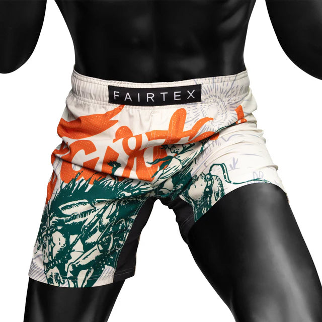 Fairtex MMA Shorts for Men - Premium Muay Thai & MMA Training Shorts - Dessert Rider Design - Perfect for Boxing, Kickboxing, and Martial Arts Practice
