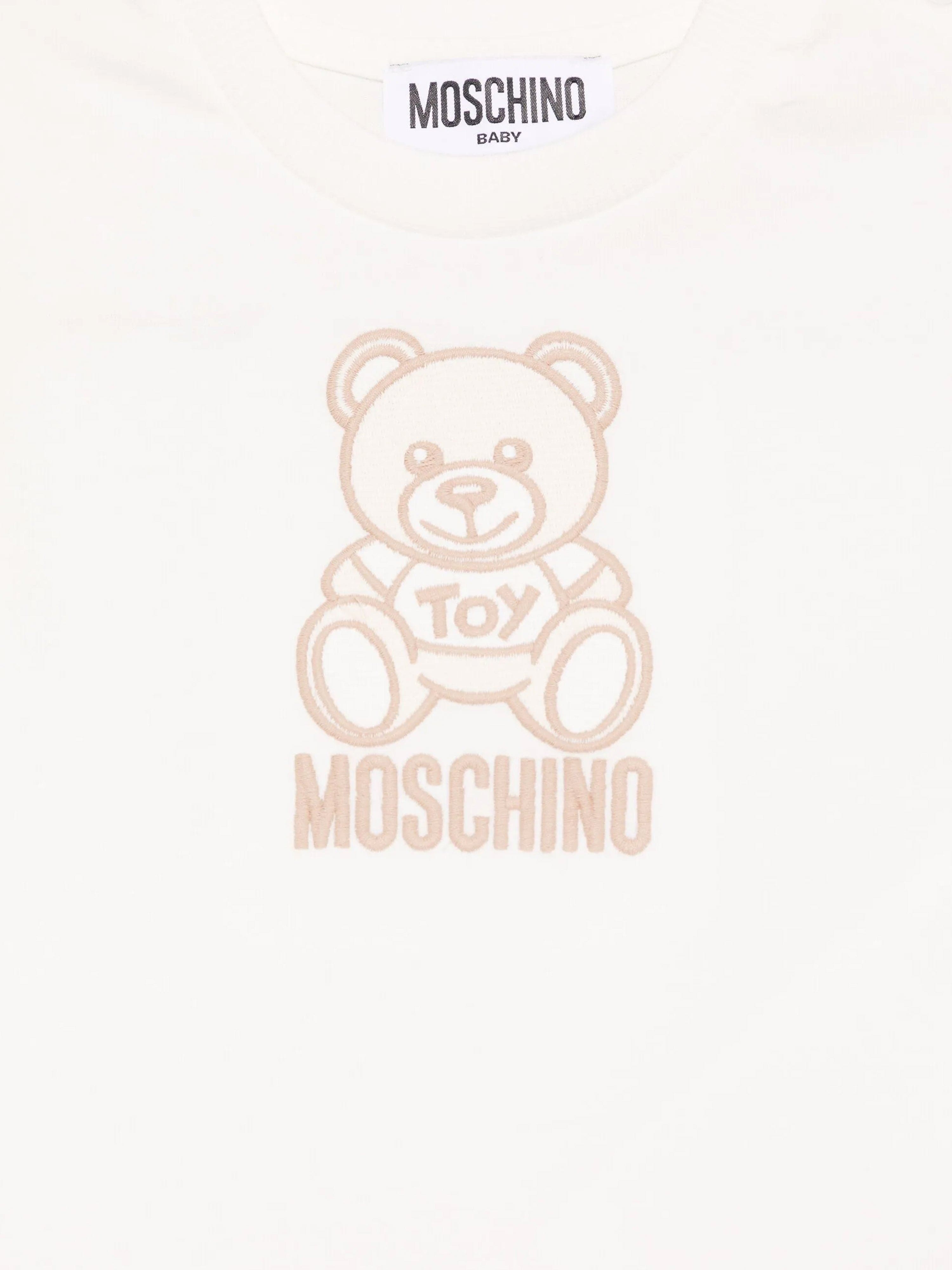 Soft Ivory Baby Teddy Bear Logo T-Shirt - Cute Cotton Tee for Toddlers & Infants | Perfect for Playdates, Birthday Parties & Family Photos