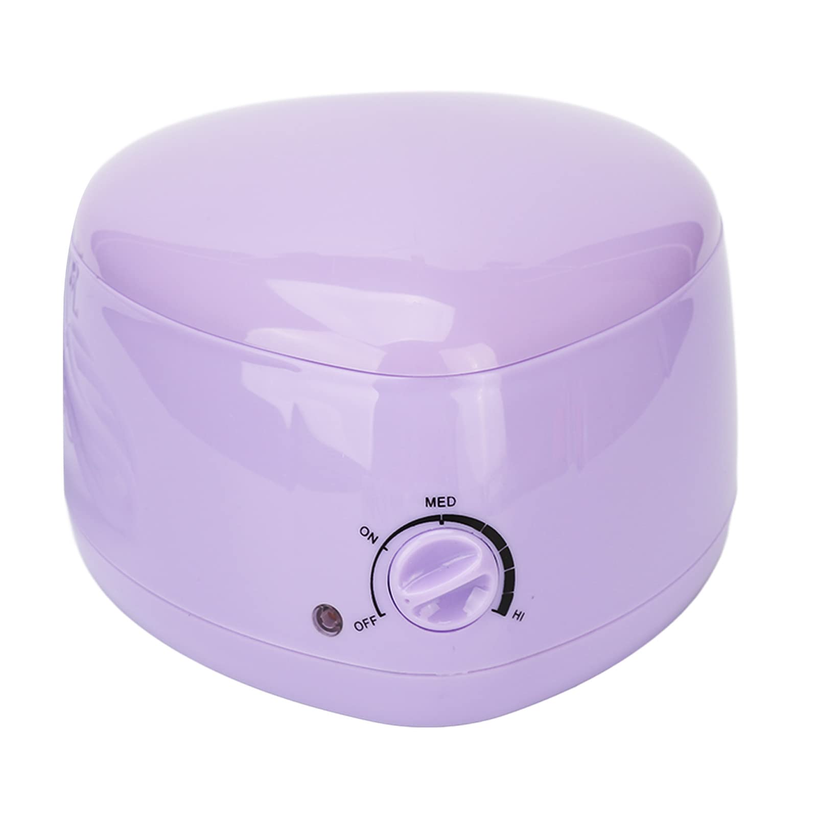 Mini Wax Warmer Machine - Portable Electric Hot Wax Heater with Heart Shaped Silicone Pot for Easy Cleaning | 110V US Plug | Perfect for Salon & Home Waxing | DIY Hair Removal & Spa Treatments