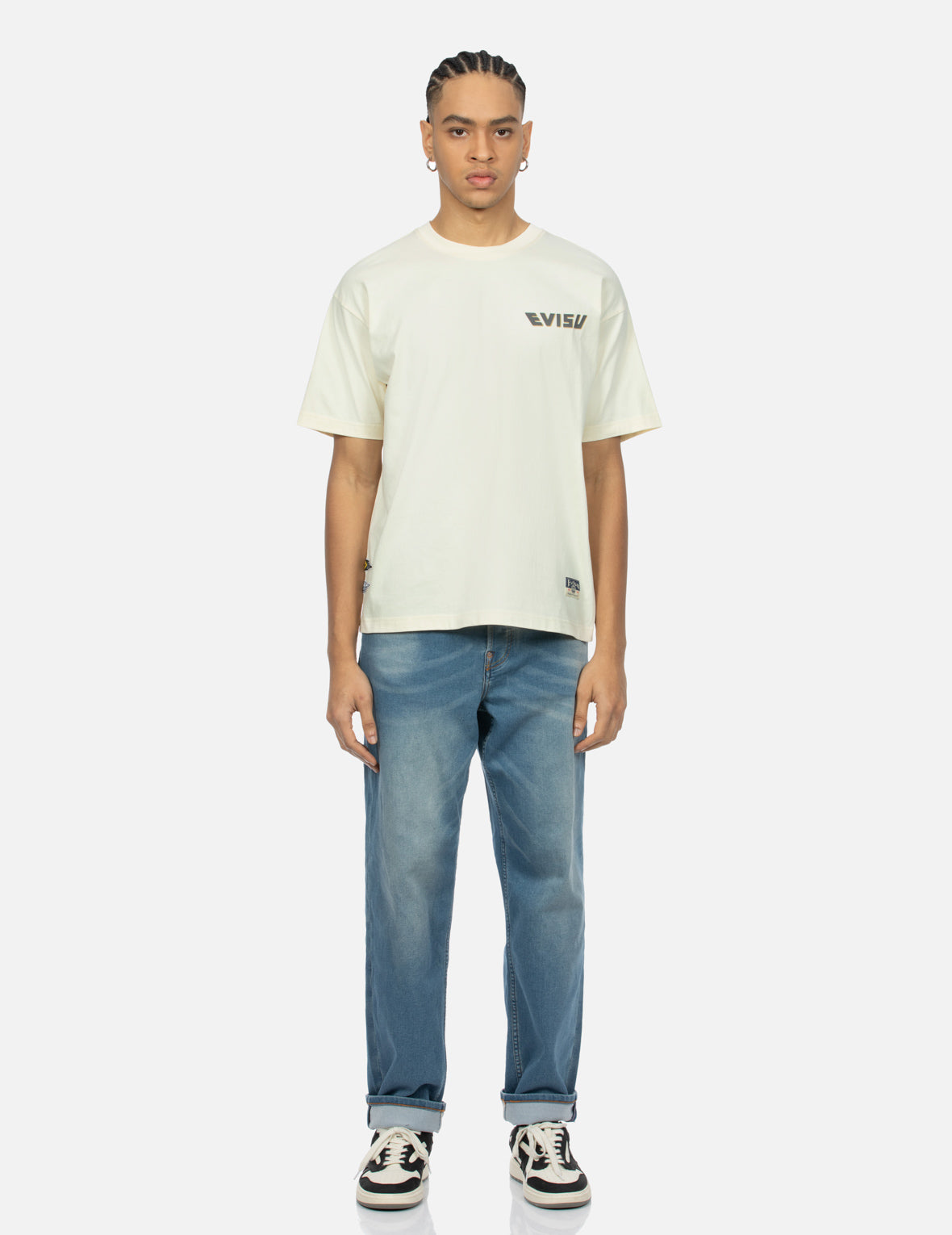 Custom Logo & Ribbon Daicock Print Relaxed Fit T-Shirt for Men - Casual Wear, Street Style & Everyday Comfort