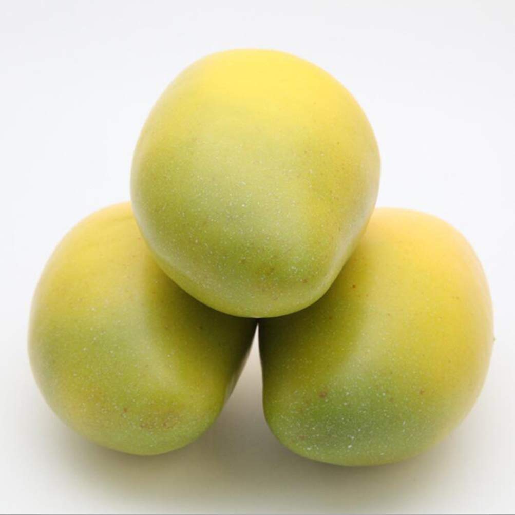 LIOOBO 3Pcs Artificial Mango Set - Realistic Fake Fruit Decor for Home, Restaurant Display & Photo Props - Vibrant Yellow Simulation Mangoes - Perfect for Table Centerpieces, Kitchen Decor & Themed Parties