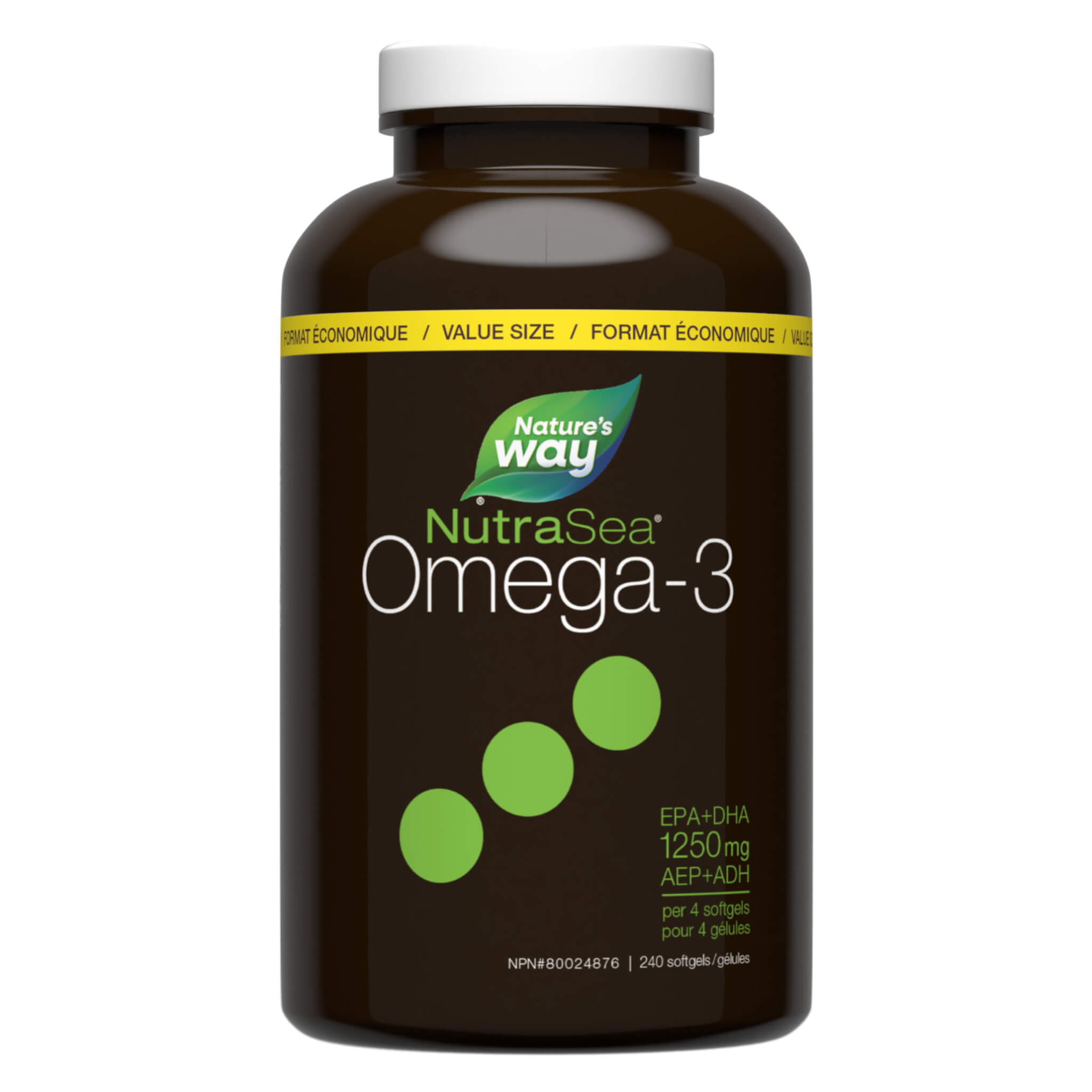 NutraSea Omega-3 Liquid Gels - Zesty Lemon Flavor - 120 Softgels - High EPA & DHA Fish Oil Supplement for Heart, Brain & Joint Health - Perfect for Daily Wellness Routine & Active Lifestyle