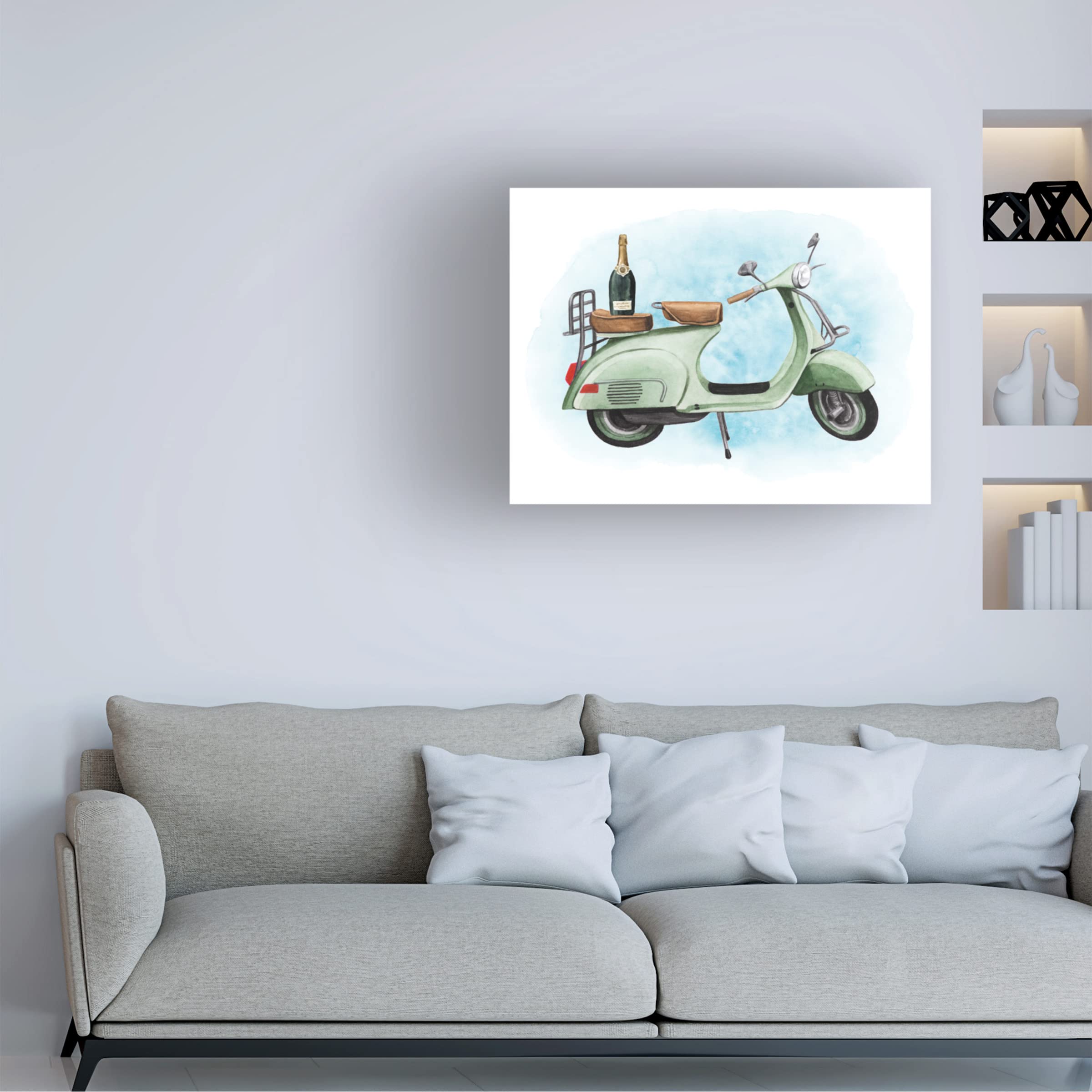 Grace Popp Venice Voyage I Canvas Art Print - Handmade Wall Decor for Living Room, Bedroom & Office - Premium Trademark Fine Art Collection