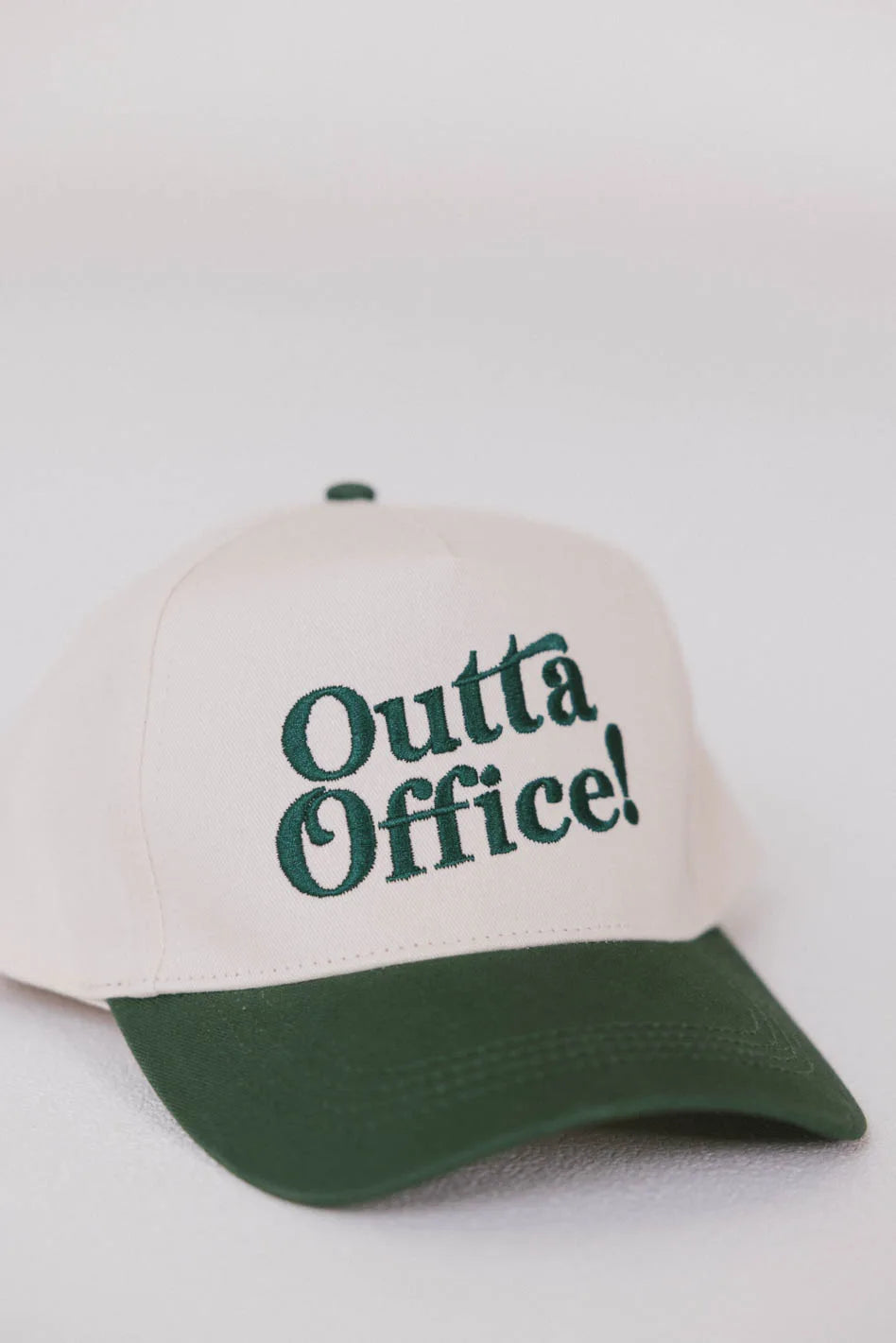 Outta Office Baseball Cap - Adjustable Dad Hat for Men & Women - Casual Sun Protection for Outdoor Activities, Travel, and Sports