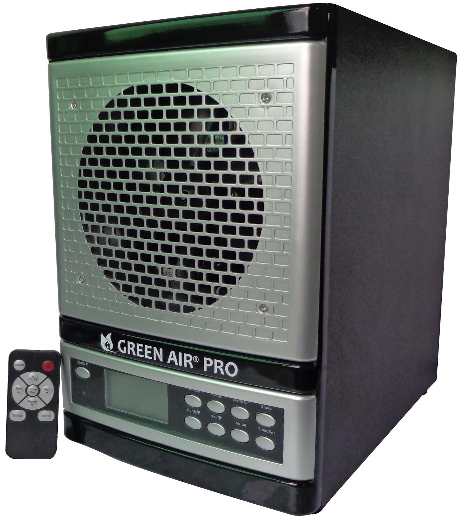Green Air Pro 2 Plate HEPA Alpine Air Purifier with Ozone Generator - Eliminate Odors, Allergens & Dust for Home, Office & Bedroom - Quiet Air Cleaning for Asthma & Pet Owners