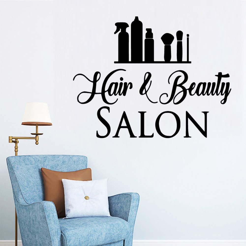 Premium Vinyl Nail Salon Stickers - Luxury Home Decor Gadgets for Living Room, Nordic Style Wall Decals - Perfect for Nail Art & Modern Home Styling