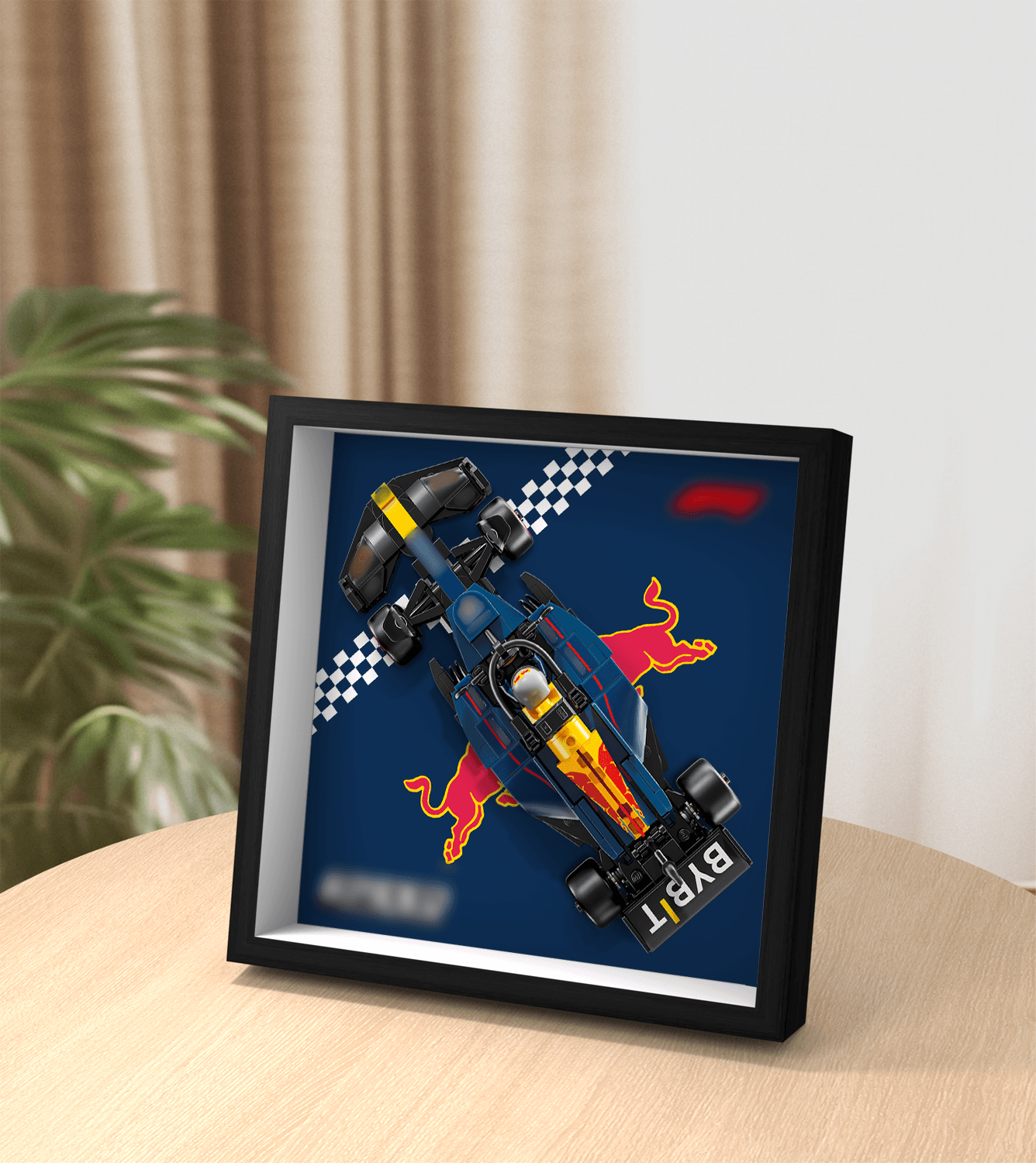 Lego Speed Champions Red Bull RB20 77243 Display Car Frame - Perfect for Showcasing & Protecting Your Lego Model Car Collection - Great for Home Decor, Office Display, and Gift for Lego Fans