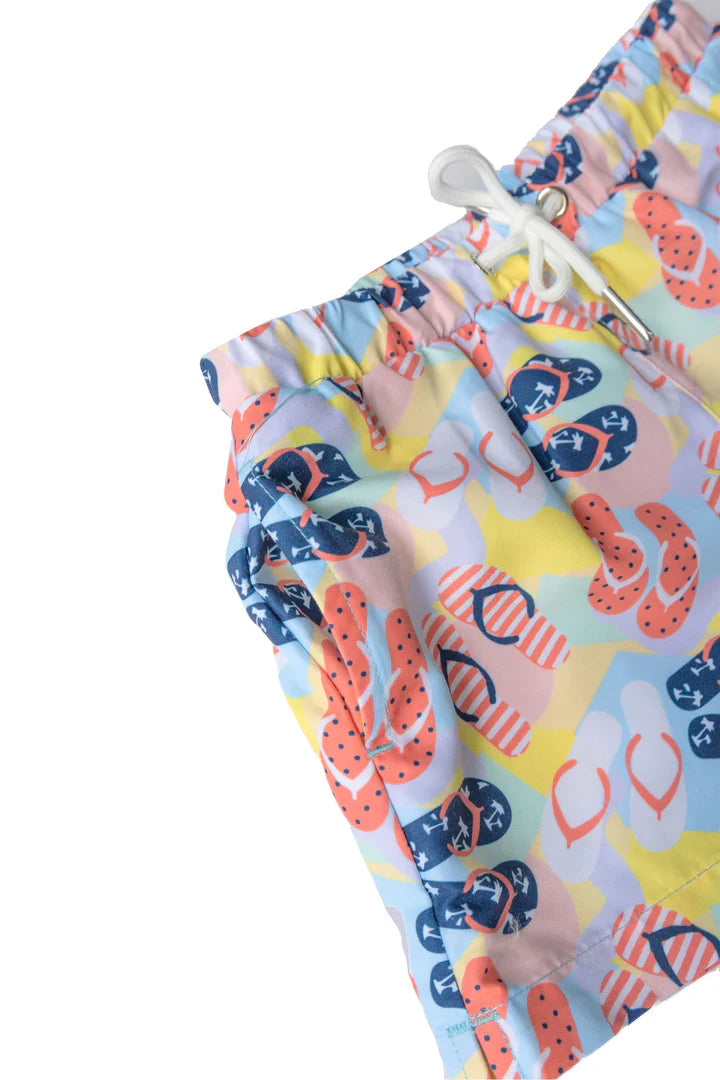 Southport Boys' Quick-Dry Swim Trunks with UPF 50+ Sun Protection - Comfortable Beach Shorts for Swimming, Surfing & Summer Vacations