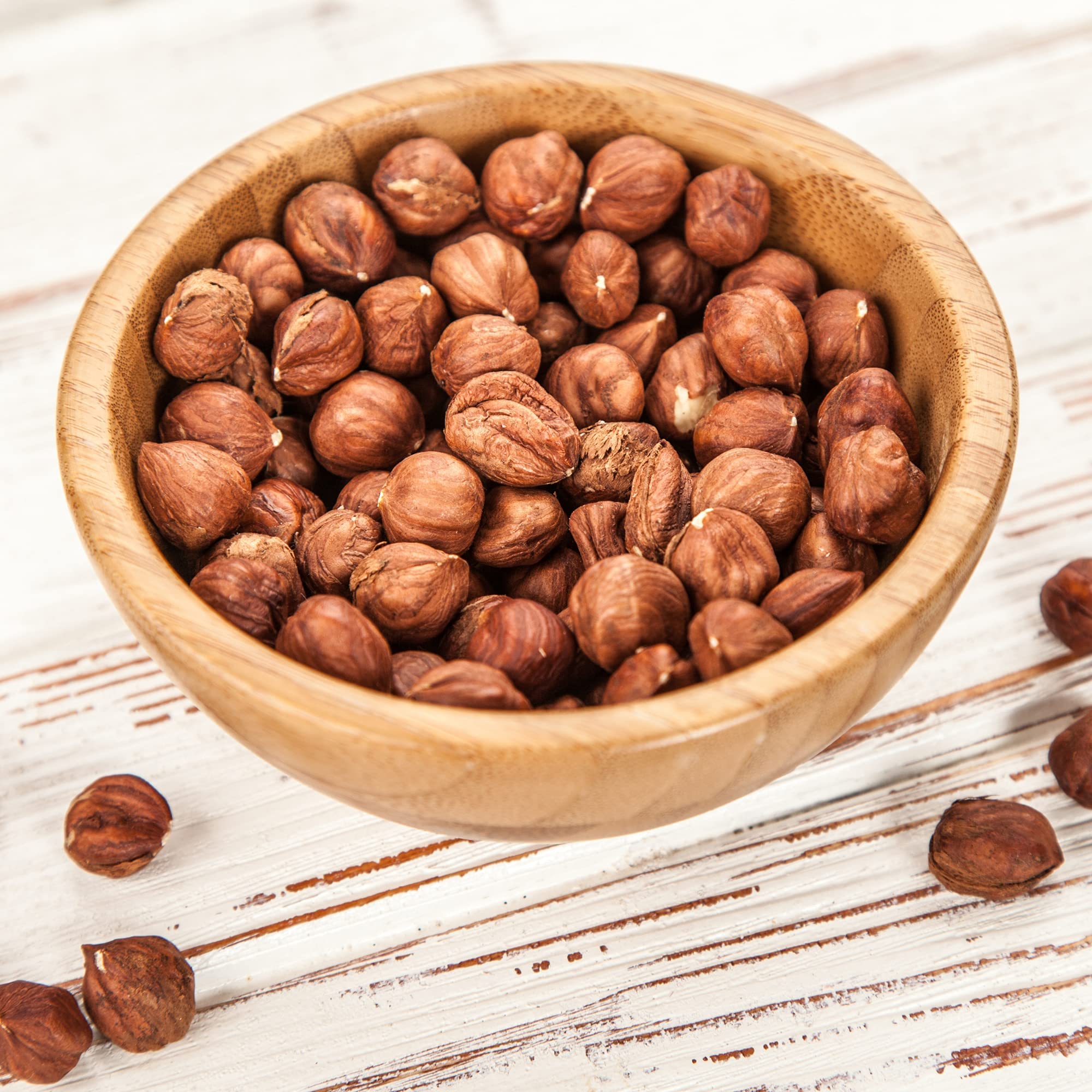 Premium Bulk Hazelnuts With Skin - 10 Pound Wholesale Box | Raw, Unsalted, Non-GMO | Perfect for Baking, Snacking & Gift Boxes