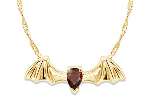 Yellow Gold Over : Simulated Garnet