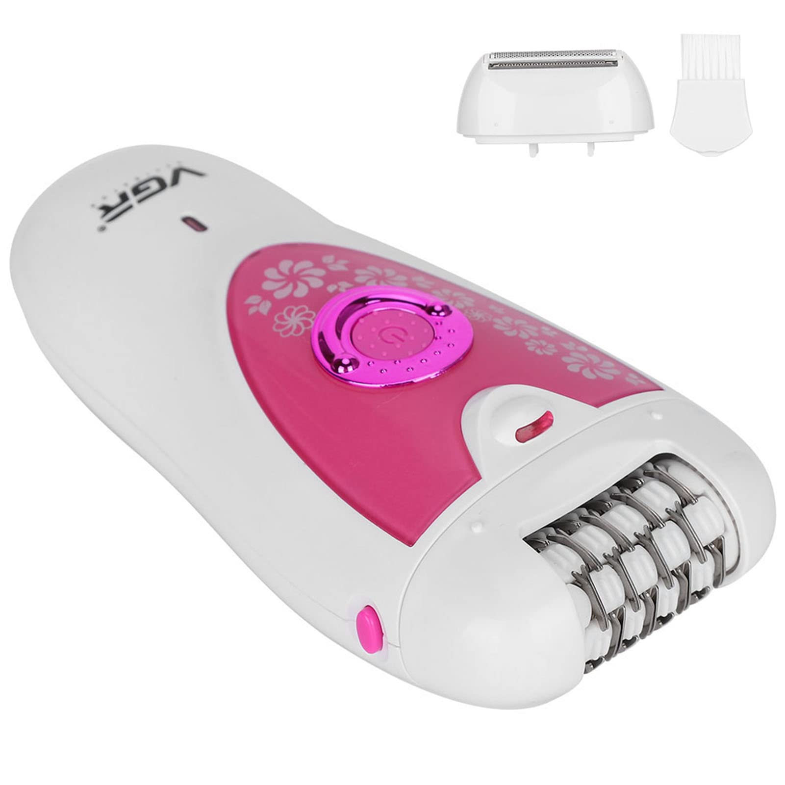 Electric Hair Remover for Women & Men - Rechargeable Stainless Steel Epilator for Smooth Skin - Painless Hair Removal for Legs, Arms, Underarms & Body - Perfect for Home Use & Travel