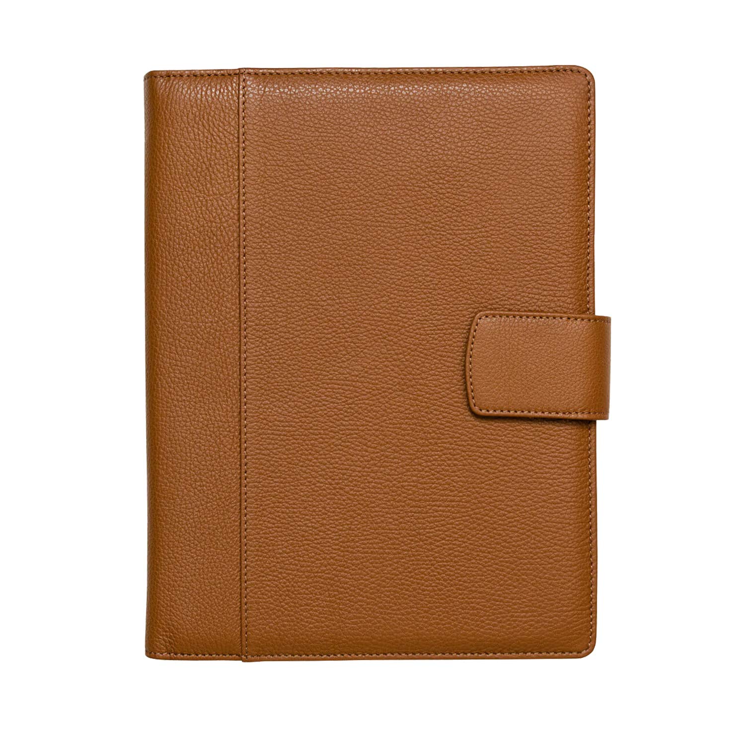 Premium Italian Leather Executive Padfolio - Handmade in Italy with Magnetic Closure, Writing Pad & Folder Organizer | Professional Business Portfolio for Office, Meetings & Corporate Gifts