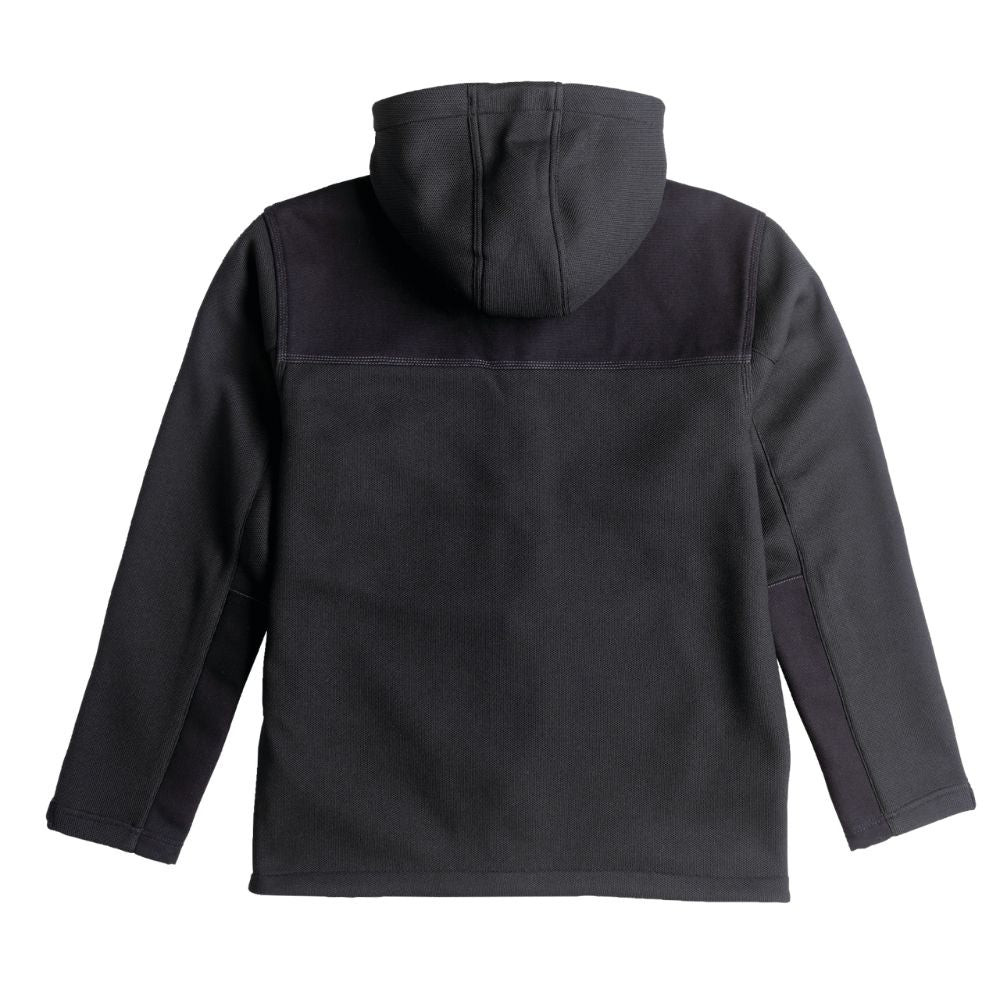 Walls Men's Bridgeport Rugged Flex Knit Work Jacket - Durable Black YJ12 for Construction, Outdoor Work & Cold Weather Protection