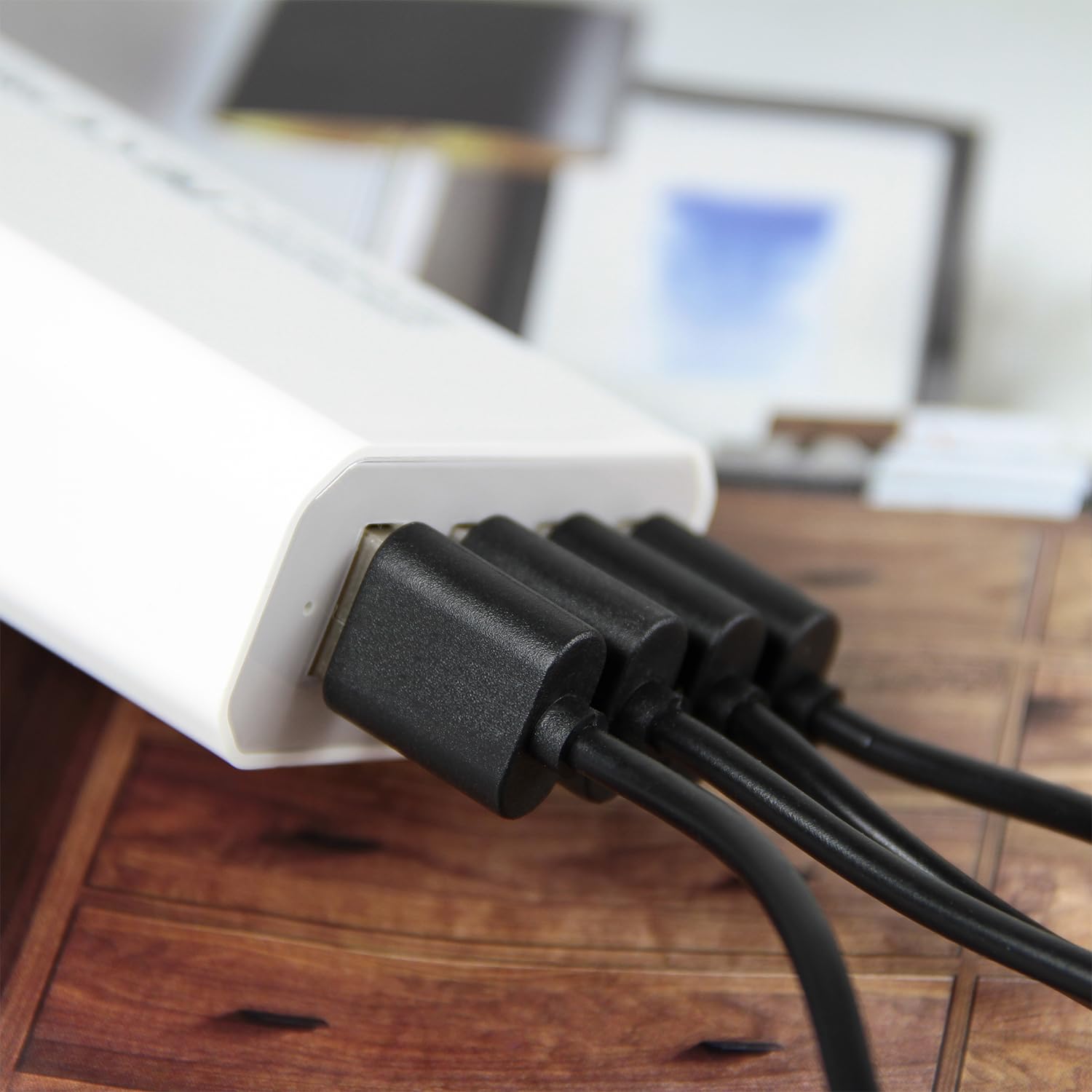 10 Pack Short Micro USB Cables 0.5FT - Fast Charging USB 2.0 Charger Cords for Android Phones, Tablets, Power Banks - Durable & Tangle-Free (Black) - Perfect for Home, Office, Car & Travel Use