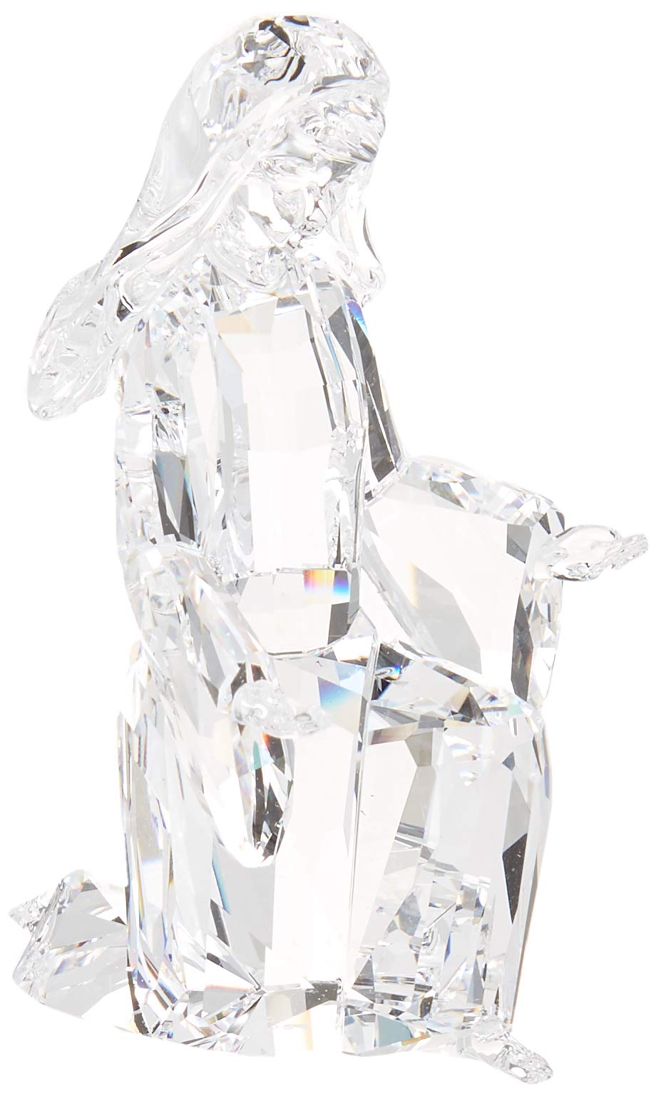 Swarovski 5223602 Nativity Scene - Mary Crystal Figurine, 2.75 x 1.5 x 2 Inches, Clear Christmas Decoration for Home, Gift & Holiday Display