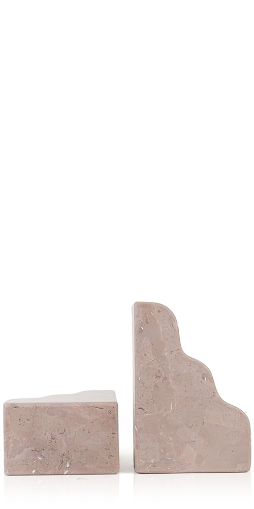 Cloud Bookend - Elegant St. Laurent Marble Design for Bookshelves, Office Decor & Home Organization | Perfect for Books, Albums & Collectibles Display