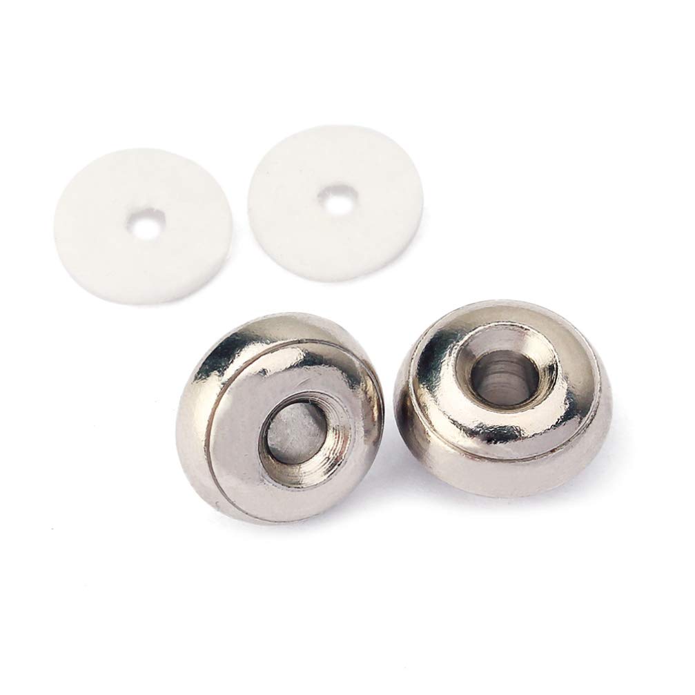 Healifty 2-Pack Electric Guitar Strap Locks - Secure Strap Buttons & Retainer System for Acoustic/Electric Guitars | Perfect for Live Performances & Studio Sessions