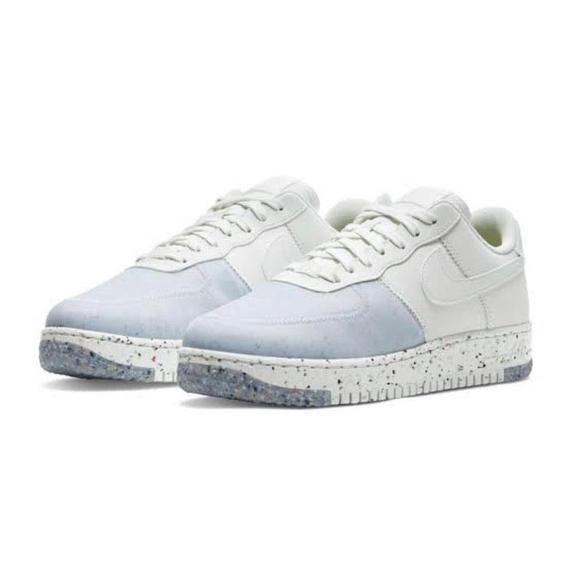 Nike Air Force 1 Recycled Crater Sneakers - Summit White Mens/Womens Shoes - Sustainable Eco-Friendly Design for Casual Wear & Street Style Fashion