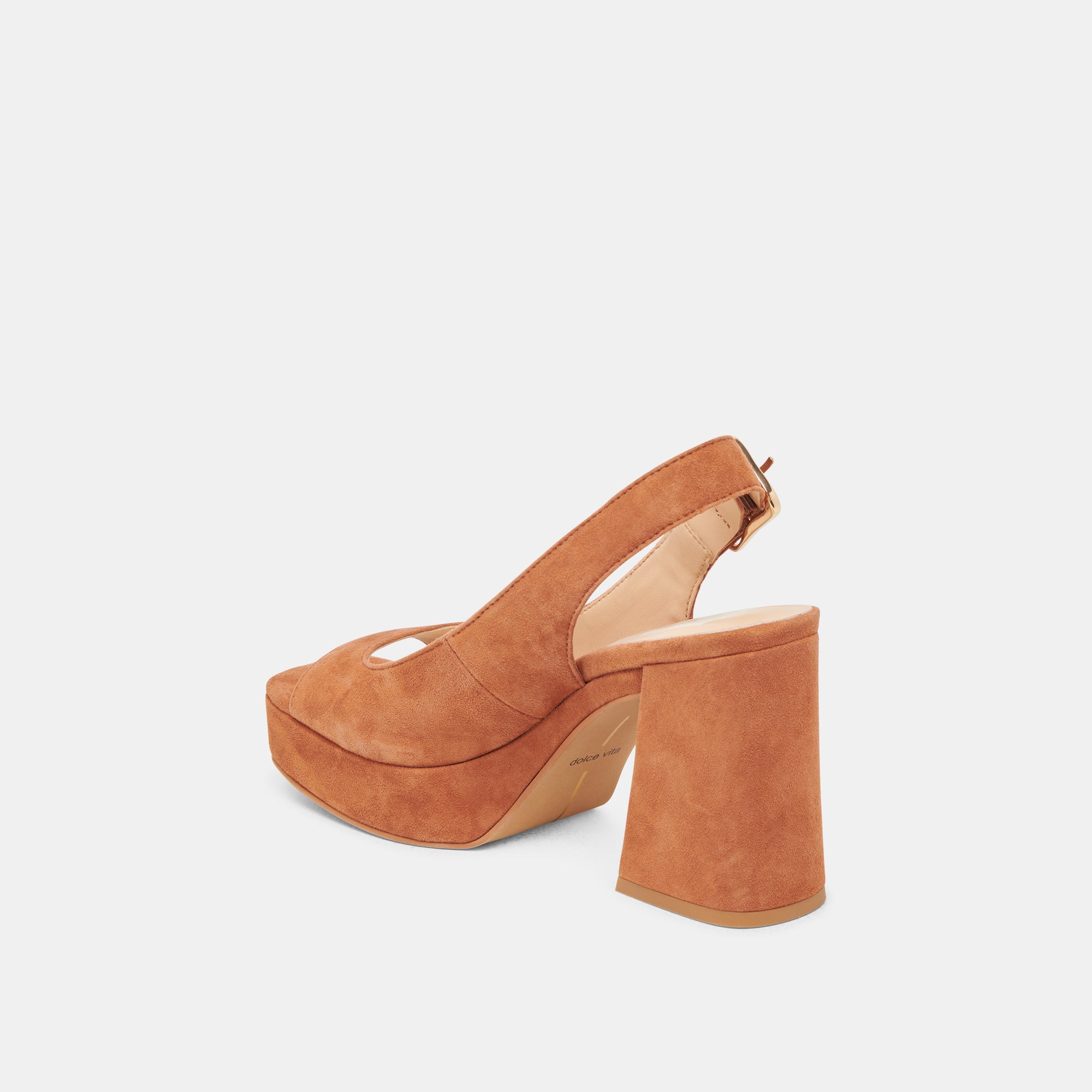 FLORES Women's Caramel Suede High Heels - Elegant Pointed Toe Pumps for Party, Wedding & Office Wear
