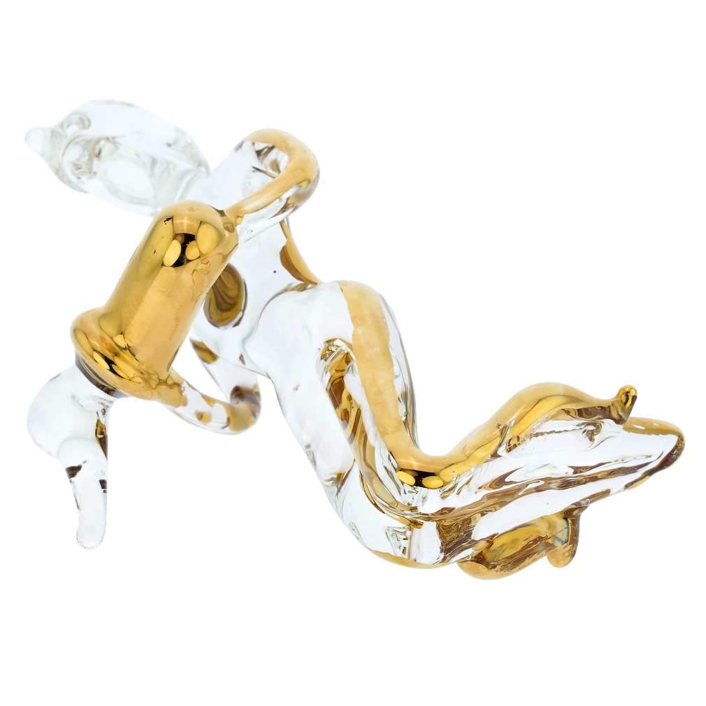 Authentic Murano Glass Aquarius Zodiac Sign Figurine - Handmade in Venice, Italy | Perfect for Home Decor, Astrology Gifts & Zodiac Collections