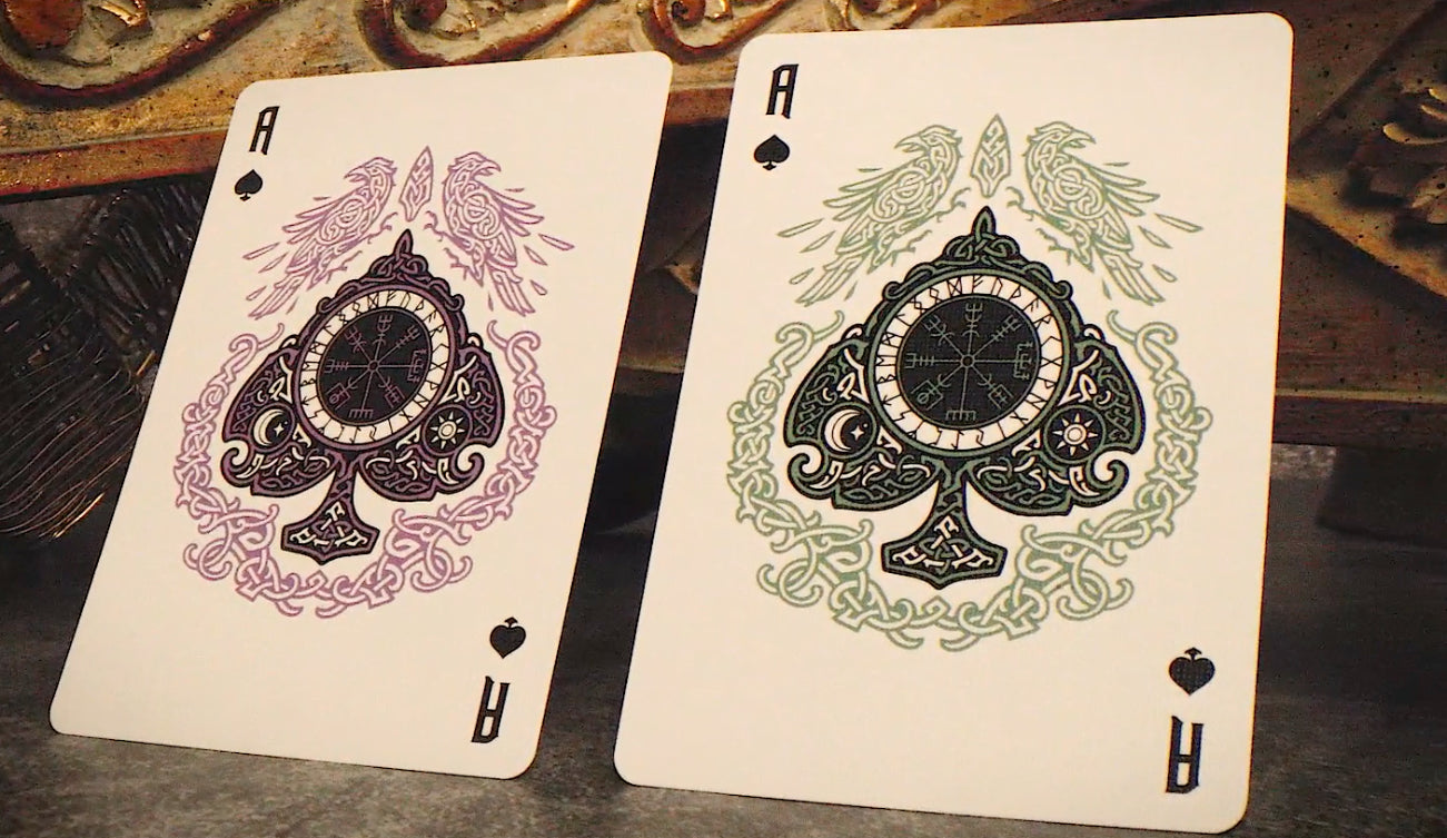 Premium Norse Mythology Playing Cards - Viking Gods & Legends Theme - Perfect for Collectors, Poker, Magic Tricks & Game Nights
