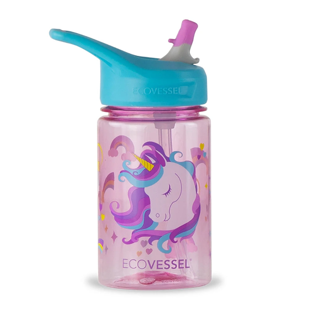 EcoVessel The Splash Kids 12oz Insulated Stainless Steel Water Bottle - Leak Proof & BPA Free - Perfect for School, Outdoor Play & Travel