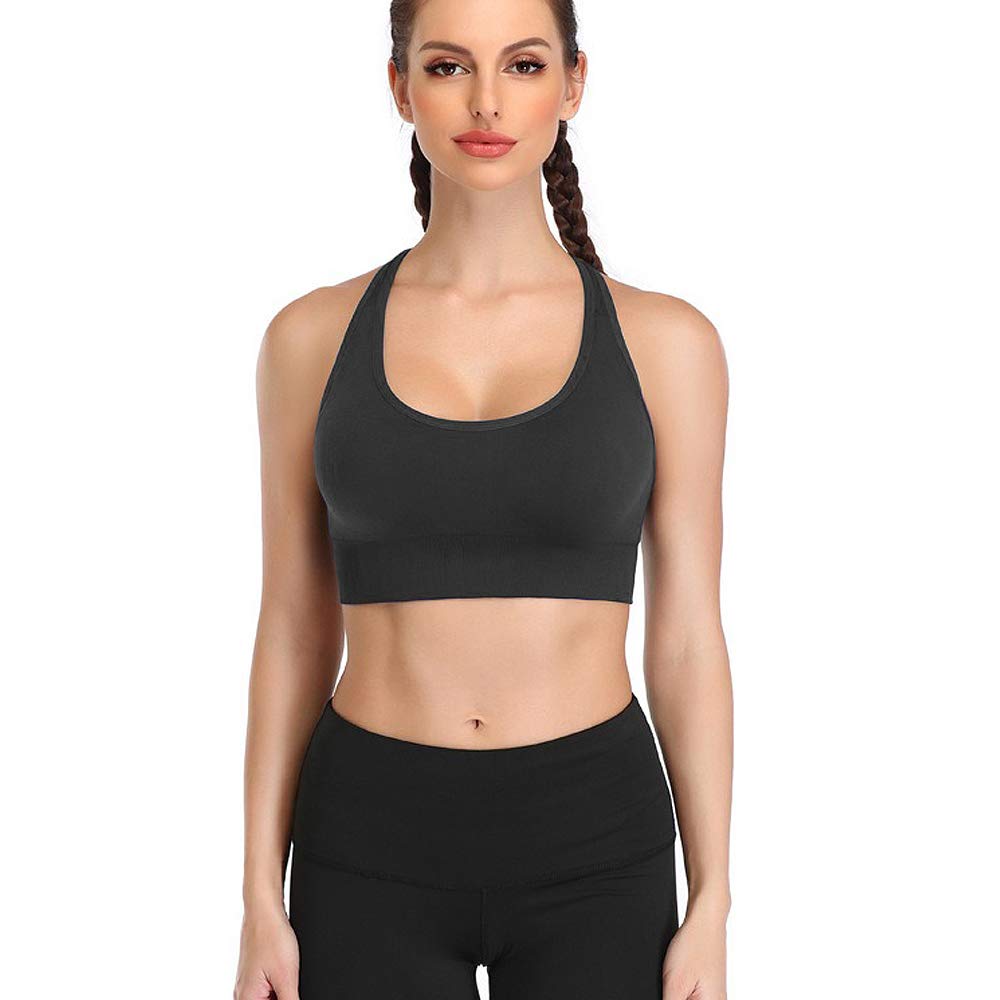 High Impact Sports Bras for Women - Racerback Padded Workout Bras, Yoga & Fitness Support, Comfortable Multipack for Running, Gym & Active Lifestyle