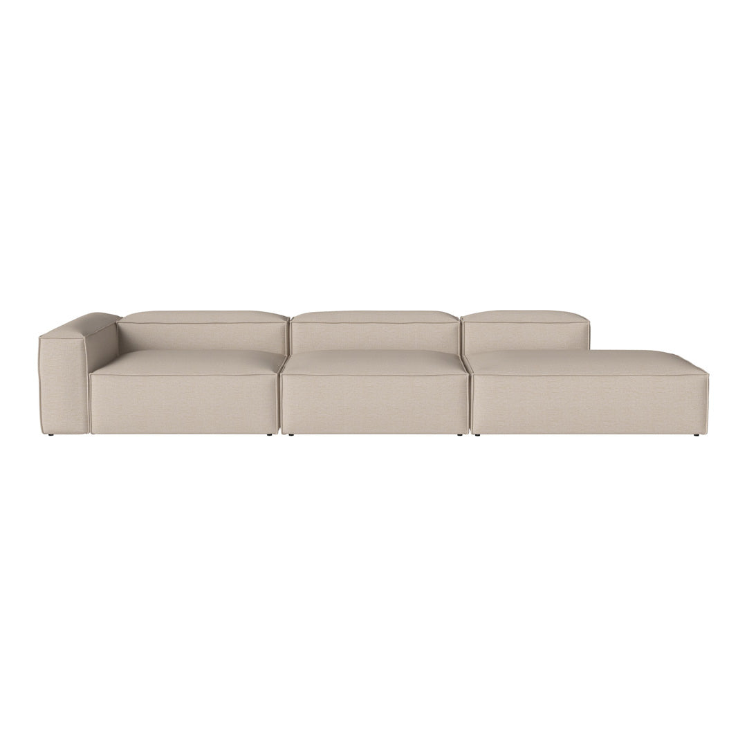Cosima 3-Seater Sofa with Open End - Modern Living Room Furniture for Small Spaces | Perfect for Apartments, Studios & Cozy Home Decor