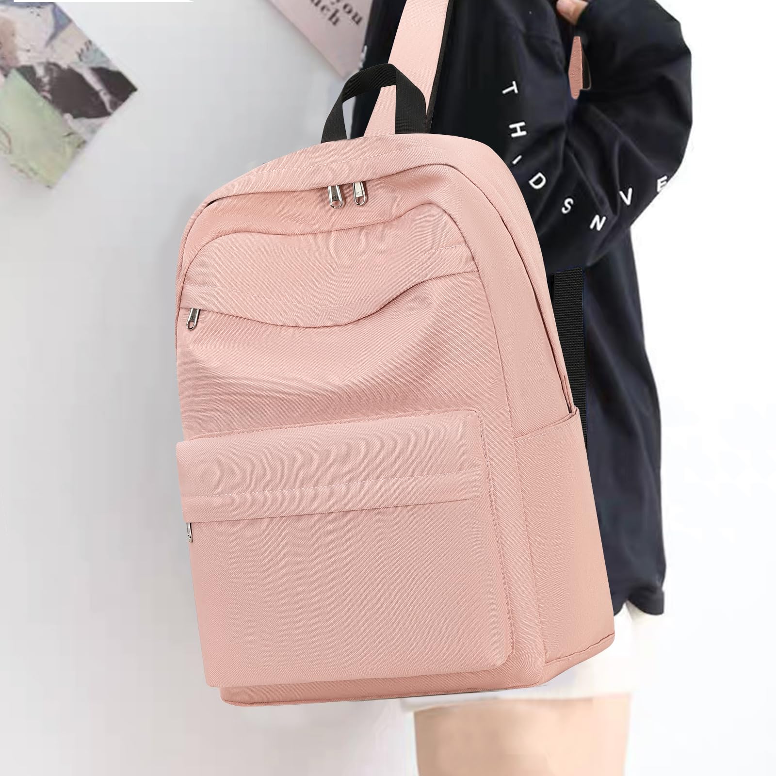 Bluboon Durable School Backpack for Kids & Teens - Lightweight Laptop Bookbag for Girls & Women - Perfect for School, College, Travel & Work Commute