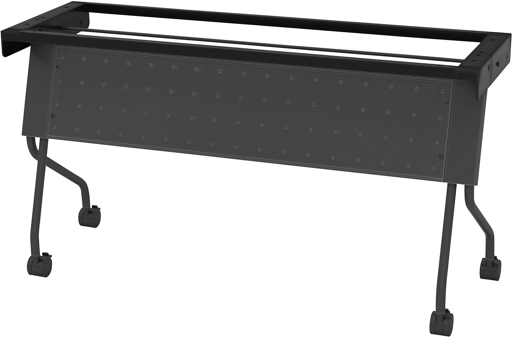 Office Star 842FM Training Table Frame with Modesty Top - Durable & Adjustable Height for Office Meetings, Classrooms & Training Sessions