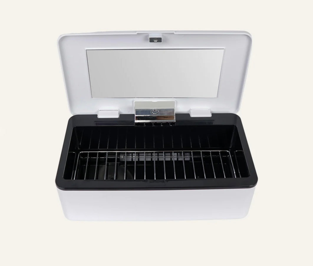 Portable UV Sanitizer Box for Phone, Keys & Jewelry - USB Rechargeable Germ Killer for Travel, Home & Office Use