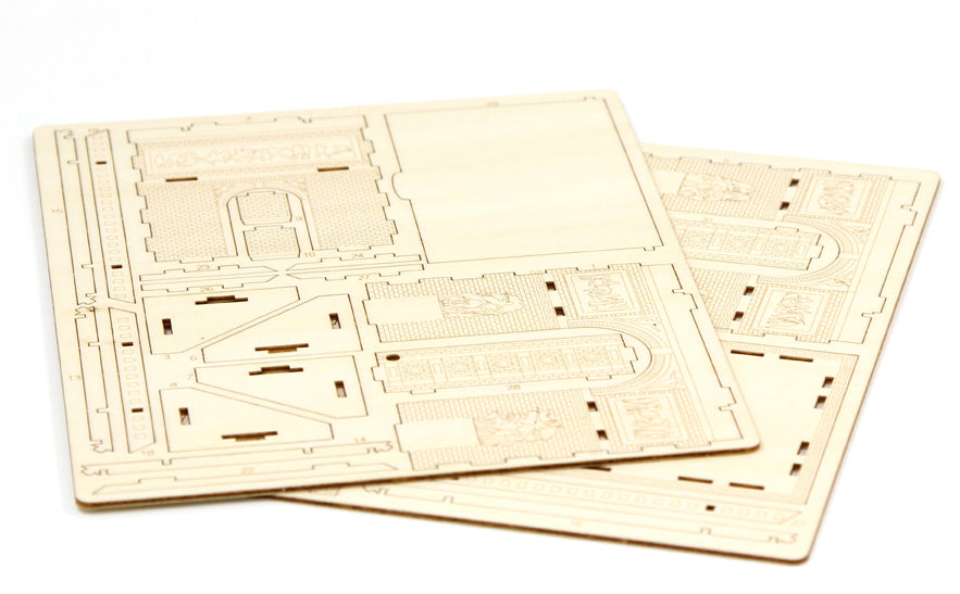 IncrediBuilds Paris Arc de Triomphe 3D Wood Model Kit - DIY Architecture Building Set for Adults & Teens - Perfect for Home Decor, Office Display & Educational STEM Projects