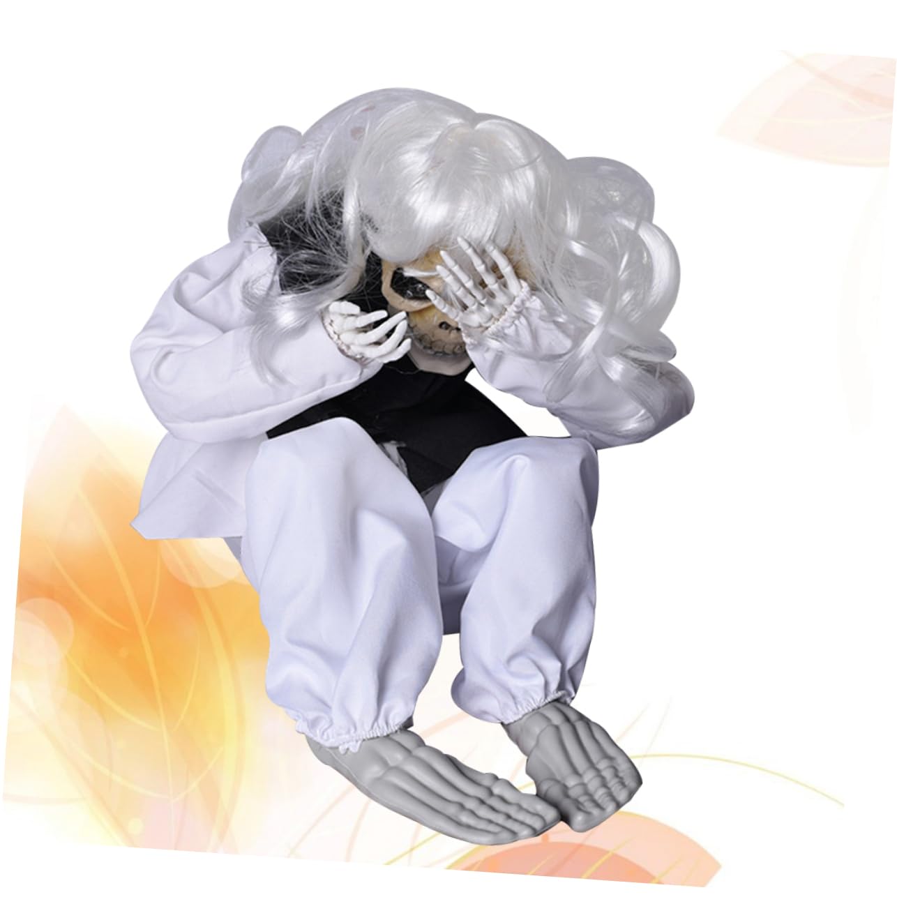 Scary Ghost Doll Toy for Halloween Decor & Party Props - Crying Girl Ghost