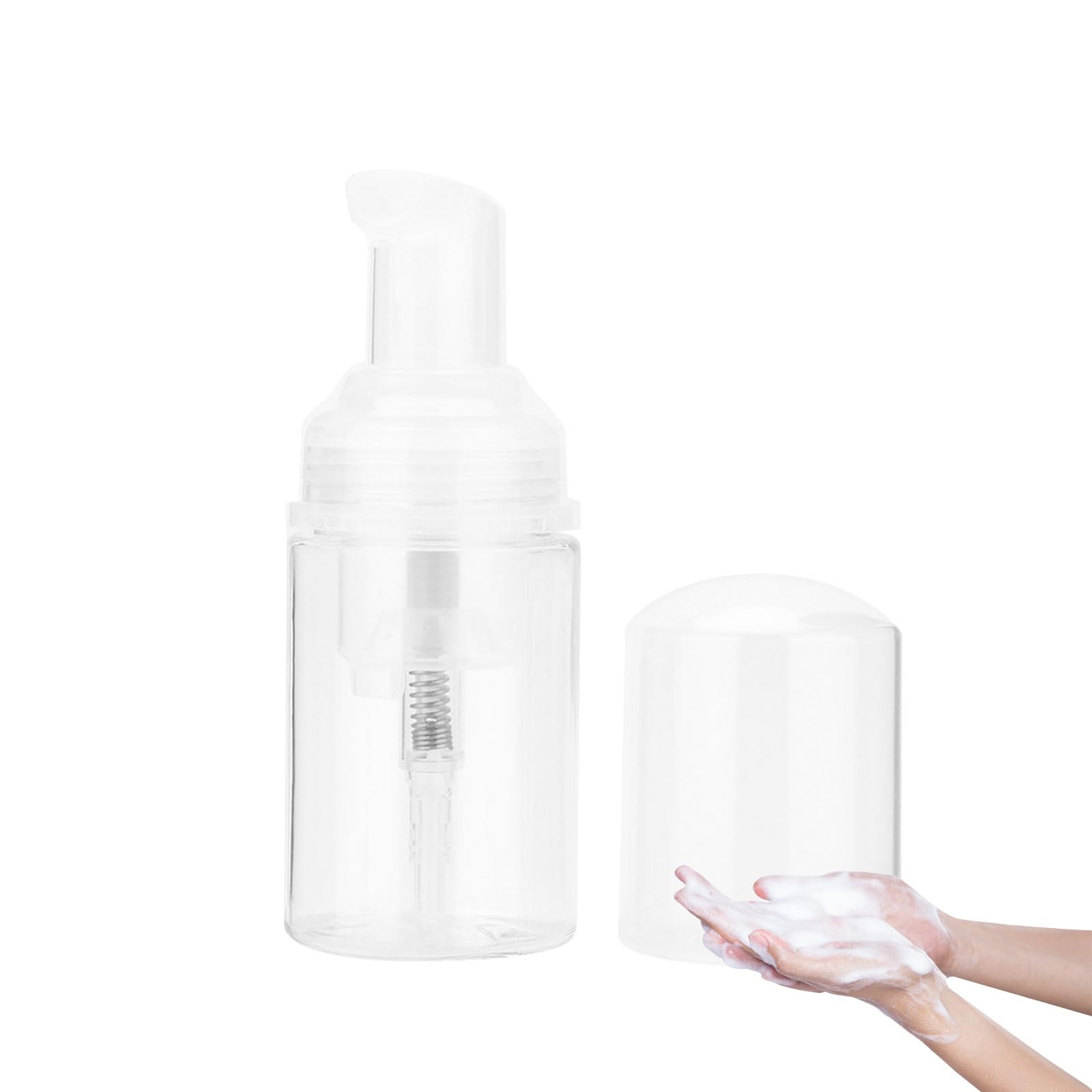 Refillable 30ml Mini Foaming Soap Dispenser Pump Bottle - Travel Size Foam Container for Hand Soap, Shampoo & Lotion | Perfect for Home, Office & Travel Use