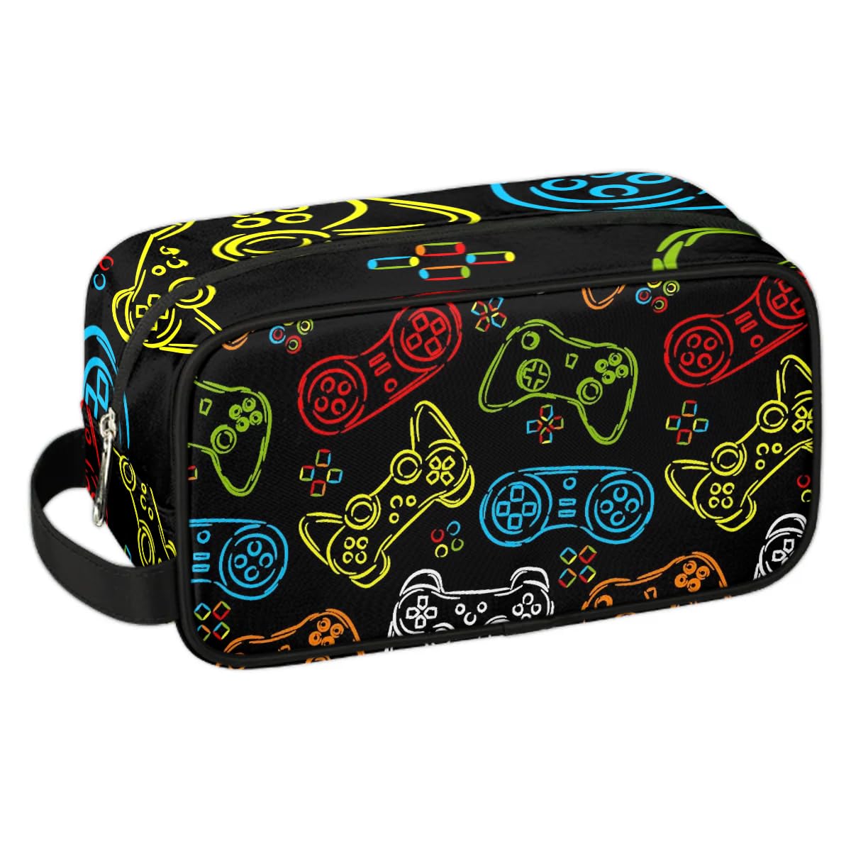 Waterproof Lightweight Kids Travel Toiletry Bag for Boys - Portable Cosmetic & Wash Bag - Perfect for Camping, Sleepovers & Vacation Essentials (Style 3)