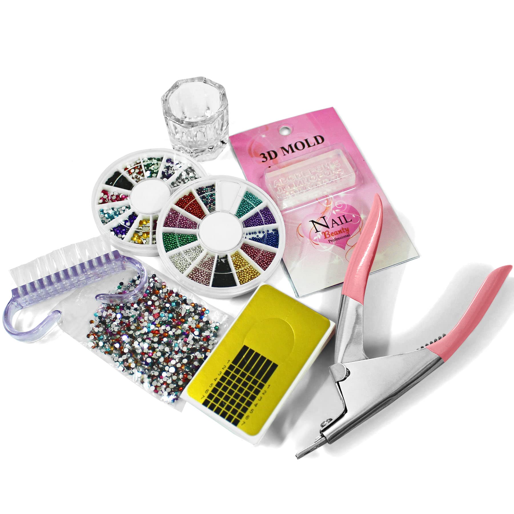Professional Acrylic Nail Kit with Acrylic Powder & Liquid Monomer - Complete Nail Art Tools Set for Beginners & Experts - DIY Salon-Quality Nail Extensions at Home (No UV Lamp Required) - Perfect for Manicures, Parties & Special Occasions