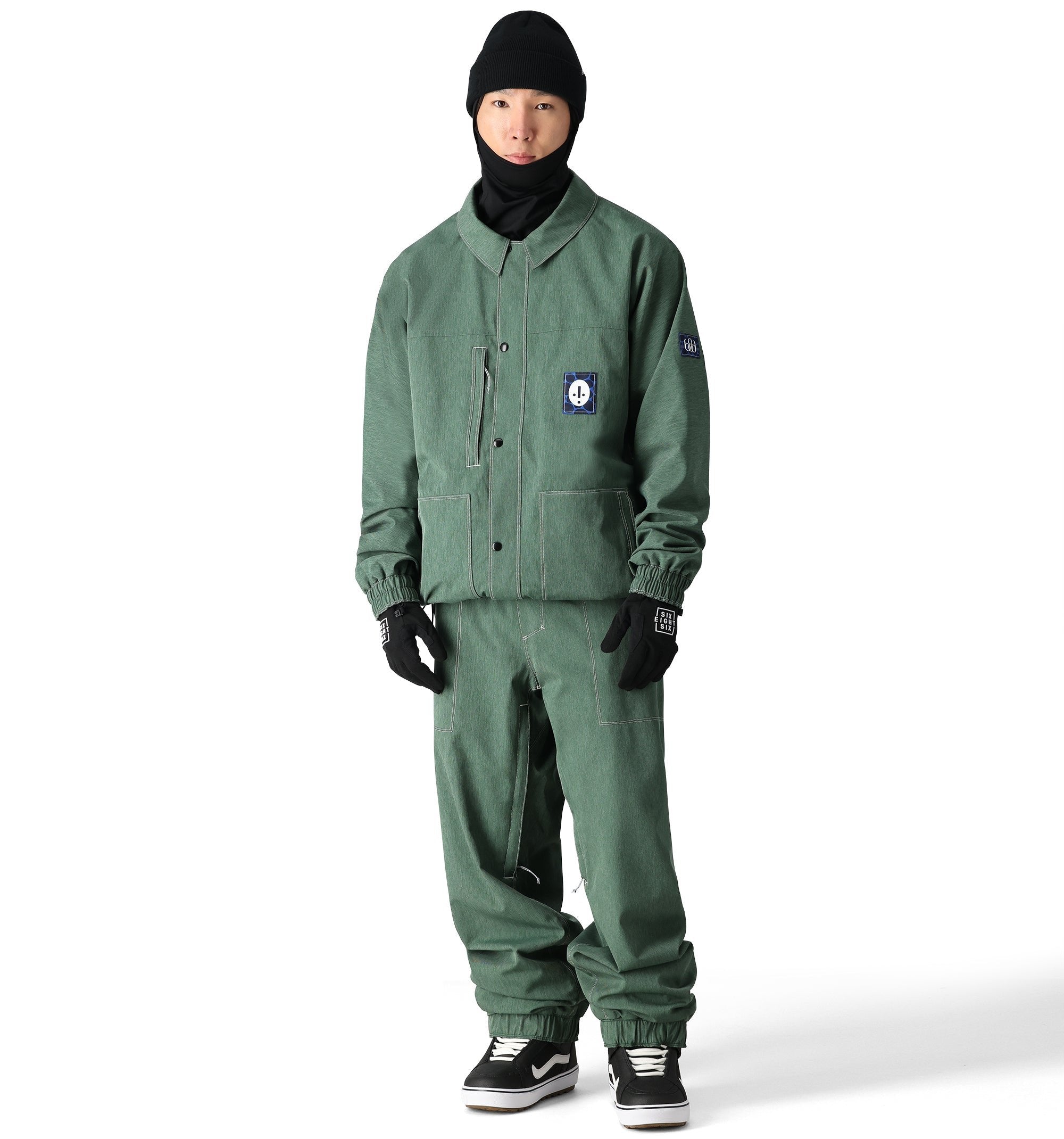 686 Dojo Pant 2025 - Men's Waterproof Snowboard & Ski Pants for Winter Sports - Lightweight Insulated Snow Pants for Skiing, Snowboarding & Outdoor Activities