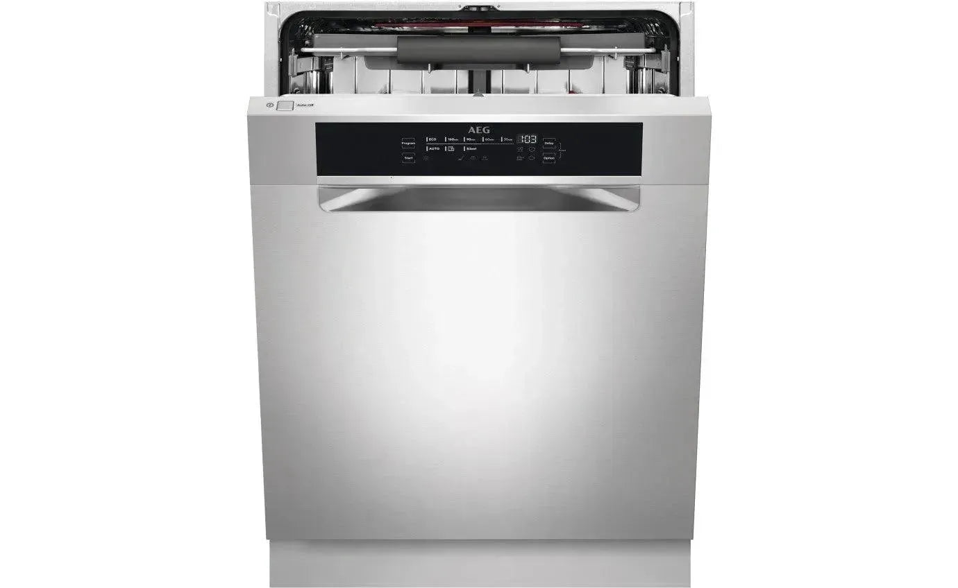 AEG 60cm Built-In Dishwasher - Stainless Steel Finish - Clearance Model - Perfect for Modern Kitchens & Small Spaces